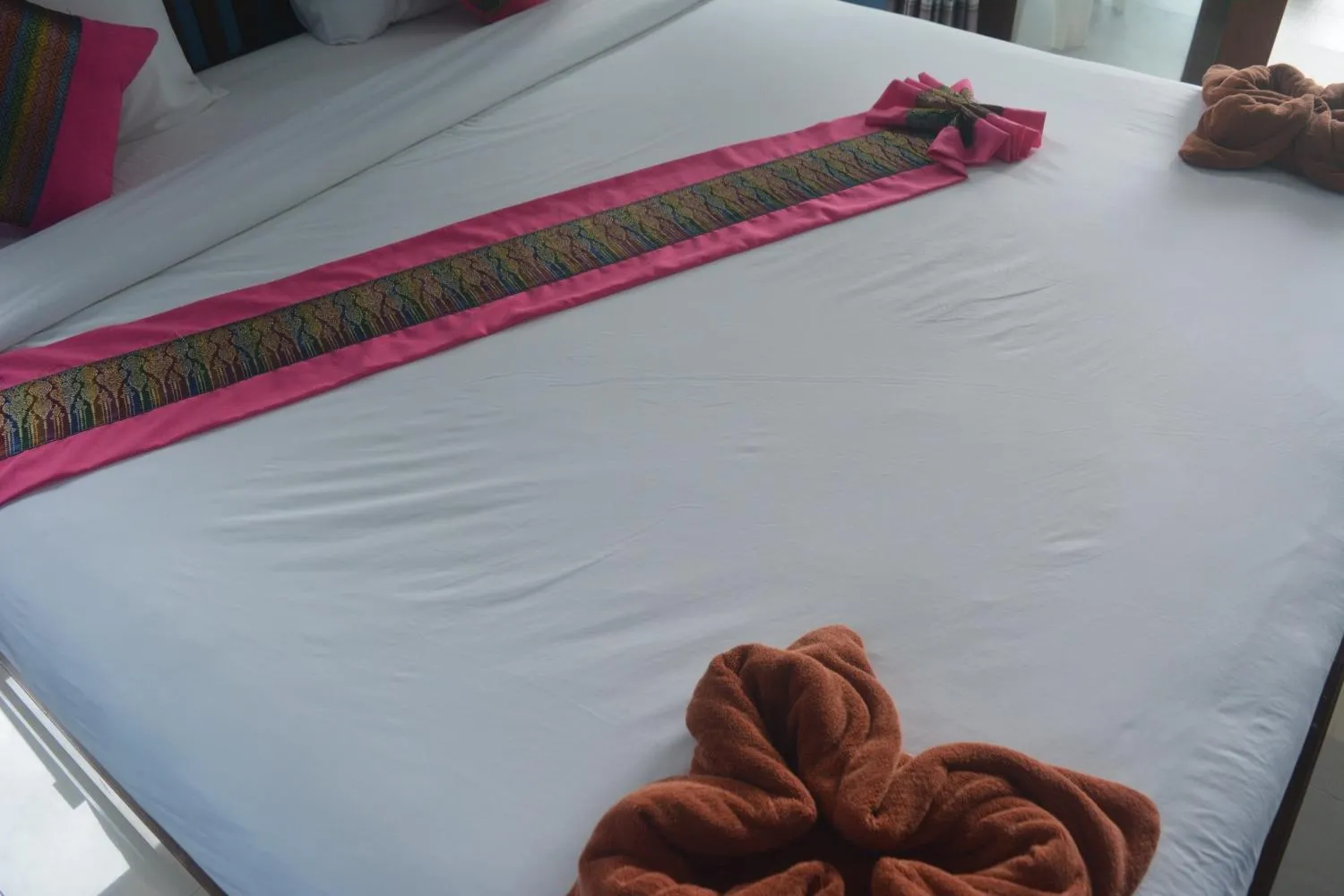 towels, Bed in Lanta Family resort
