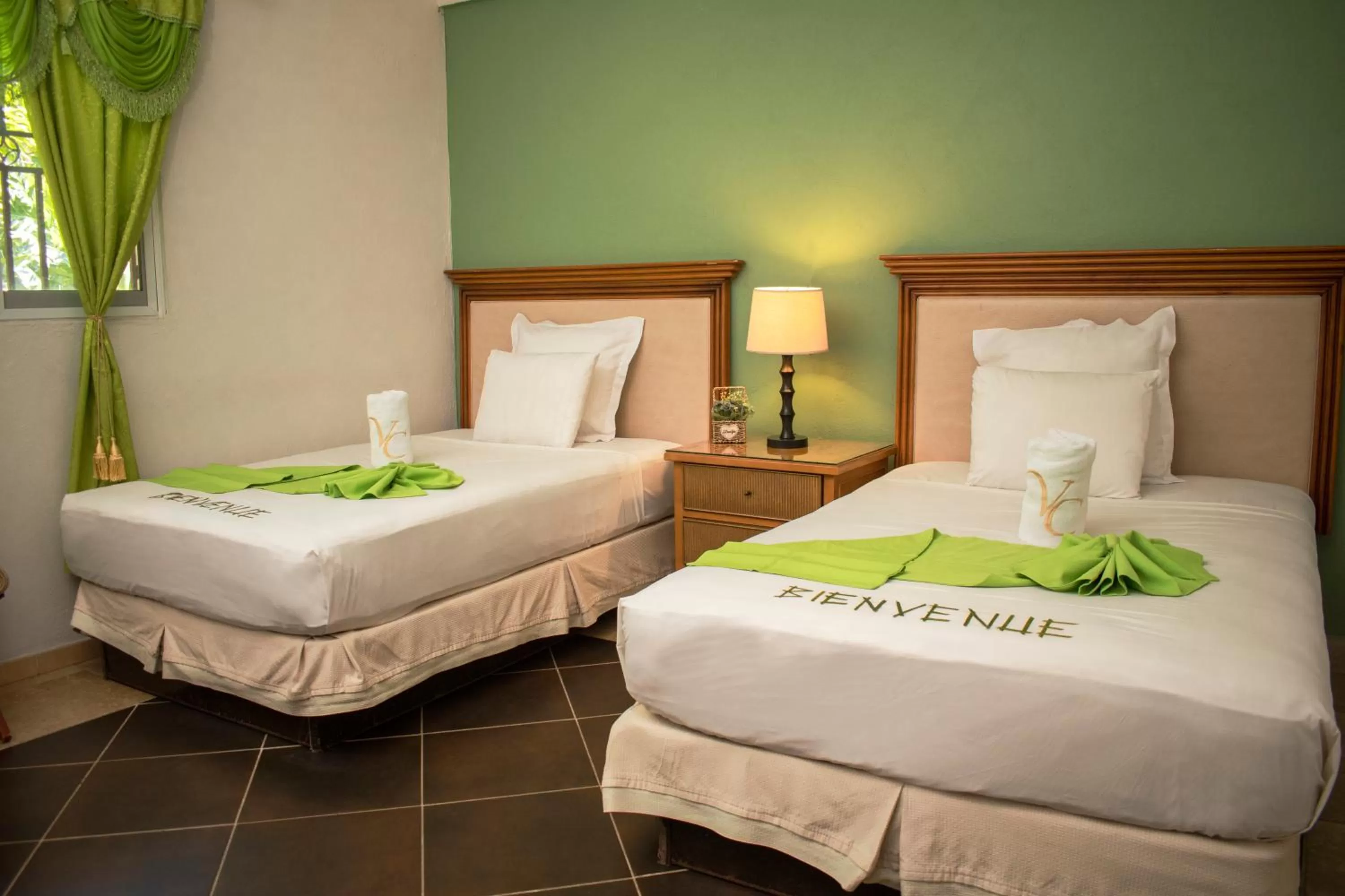 Bed in Auberge Villa Cana