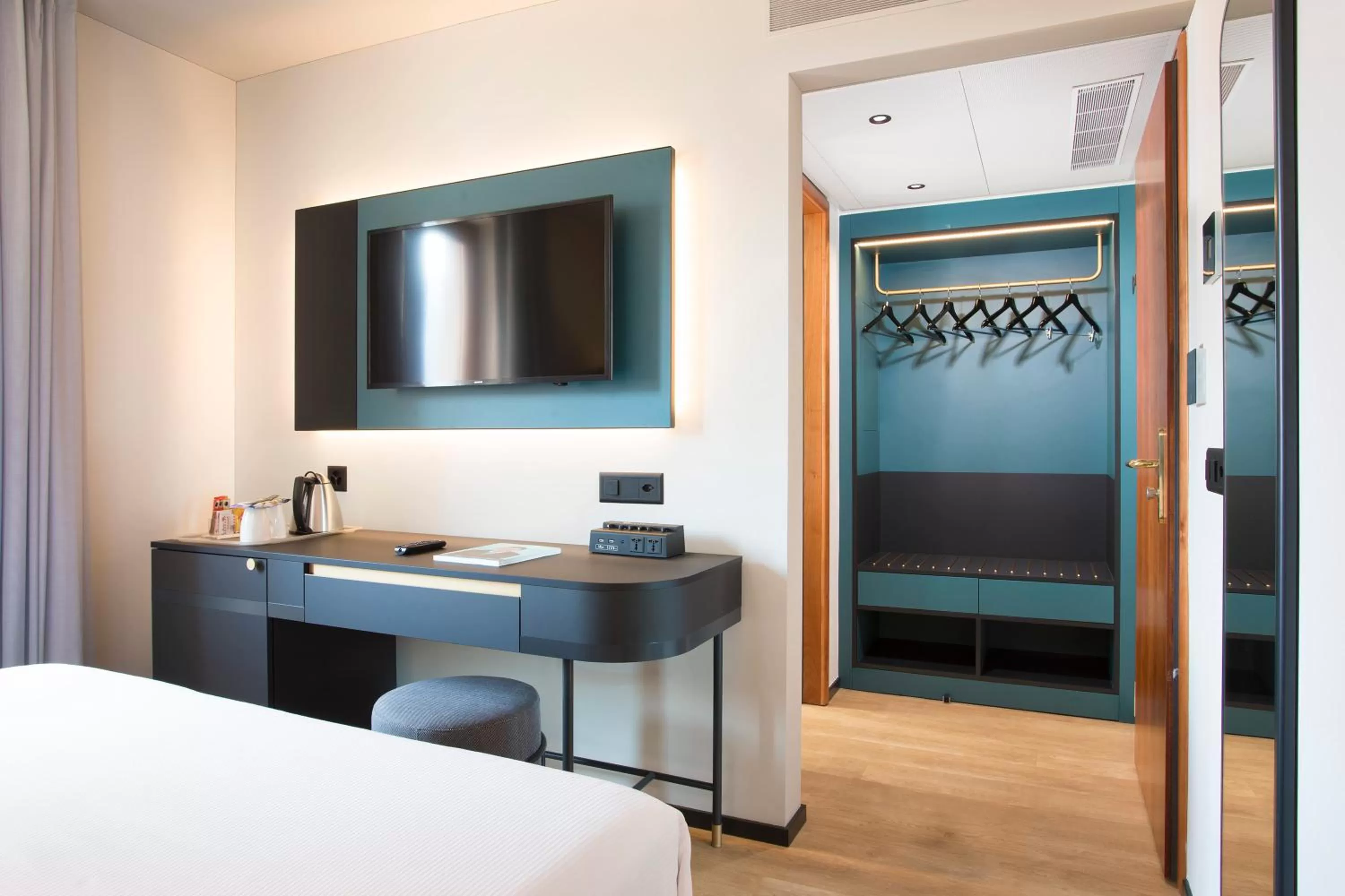 Bed in LUGANODANTE Boutique & Lifestyle Hotel