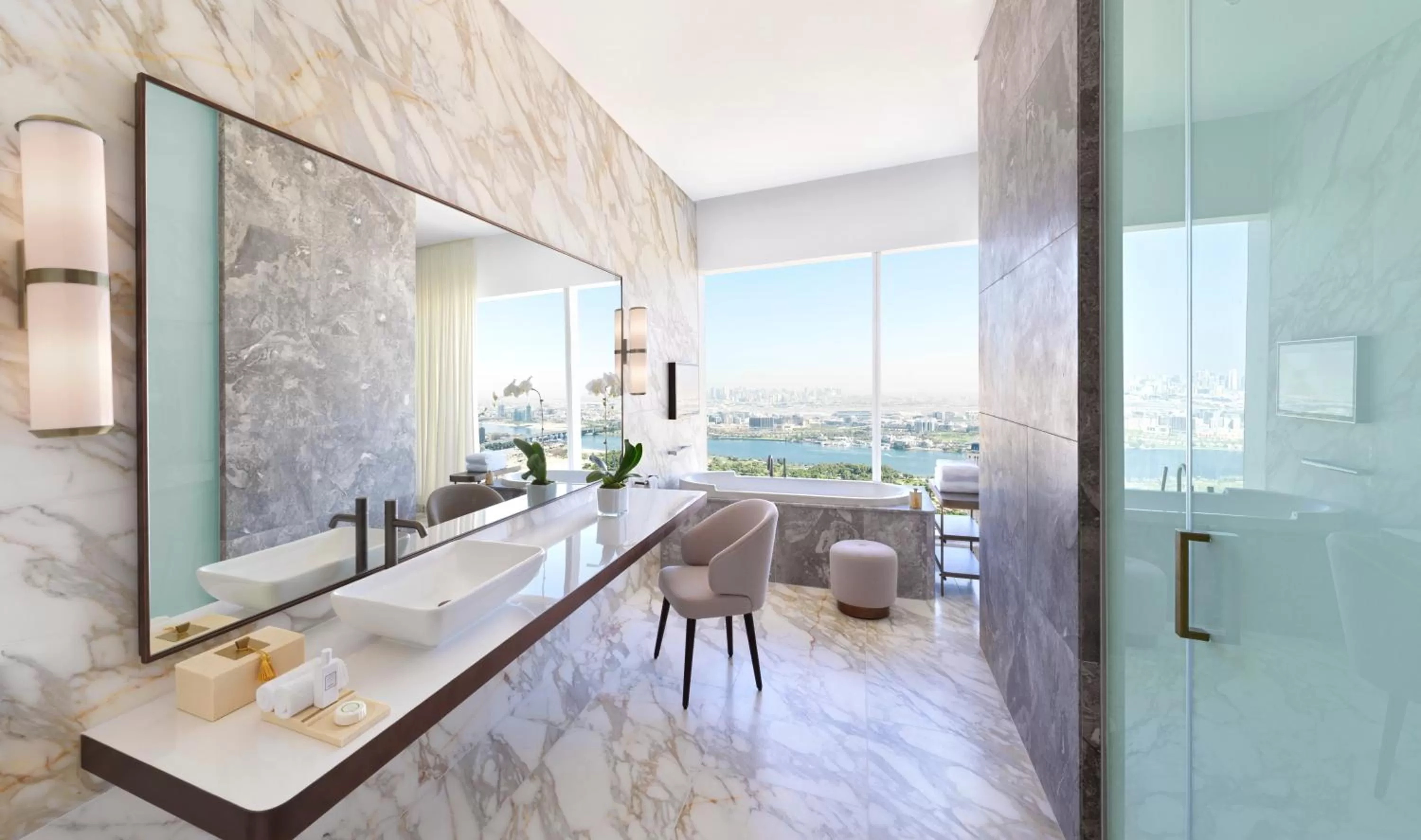 Bathroom in Sofitel Dubai The Obelisk