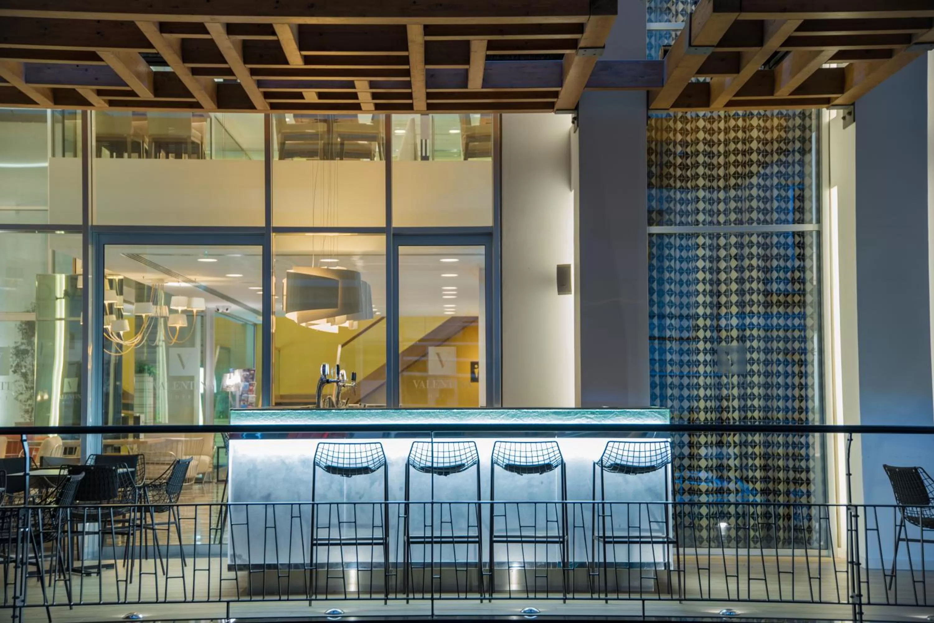 Patio in Hotel Valentina