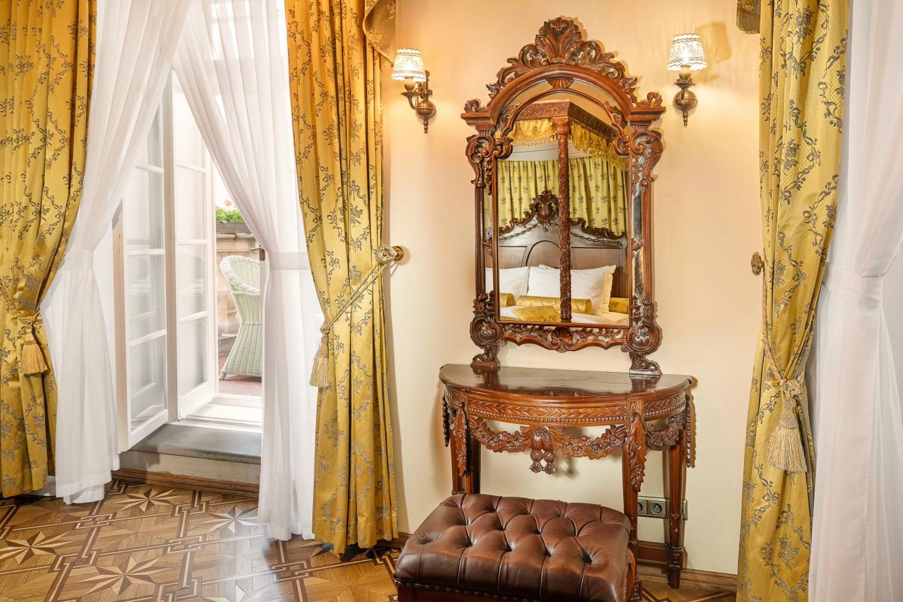 View (from property/room), Bed in Hotel U Prince Prague by BHG