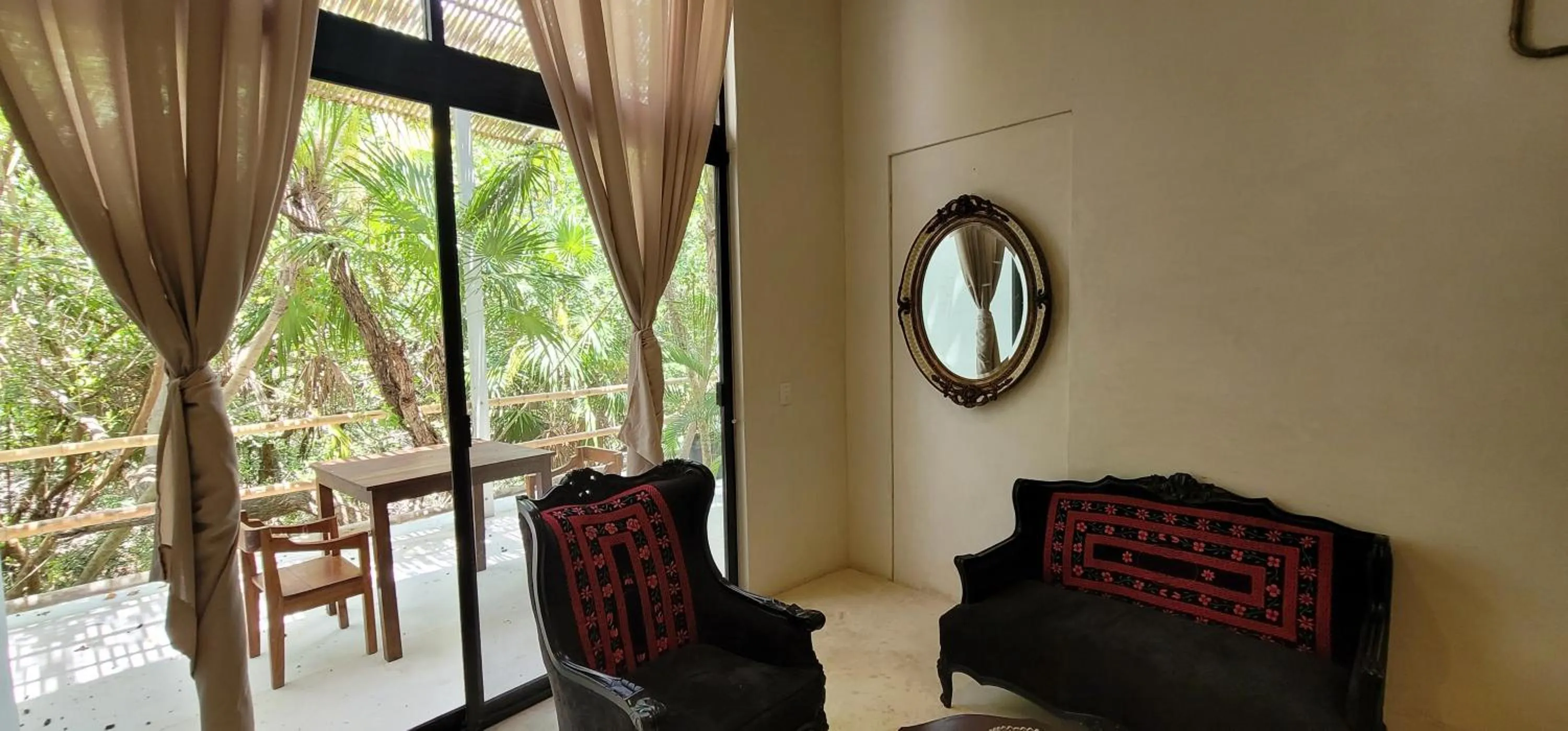 Seating area in Casa Ambar Hotel & Boutique Tulum