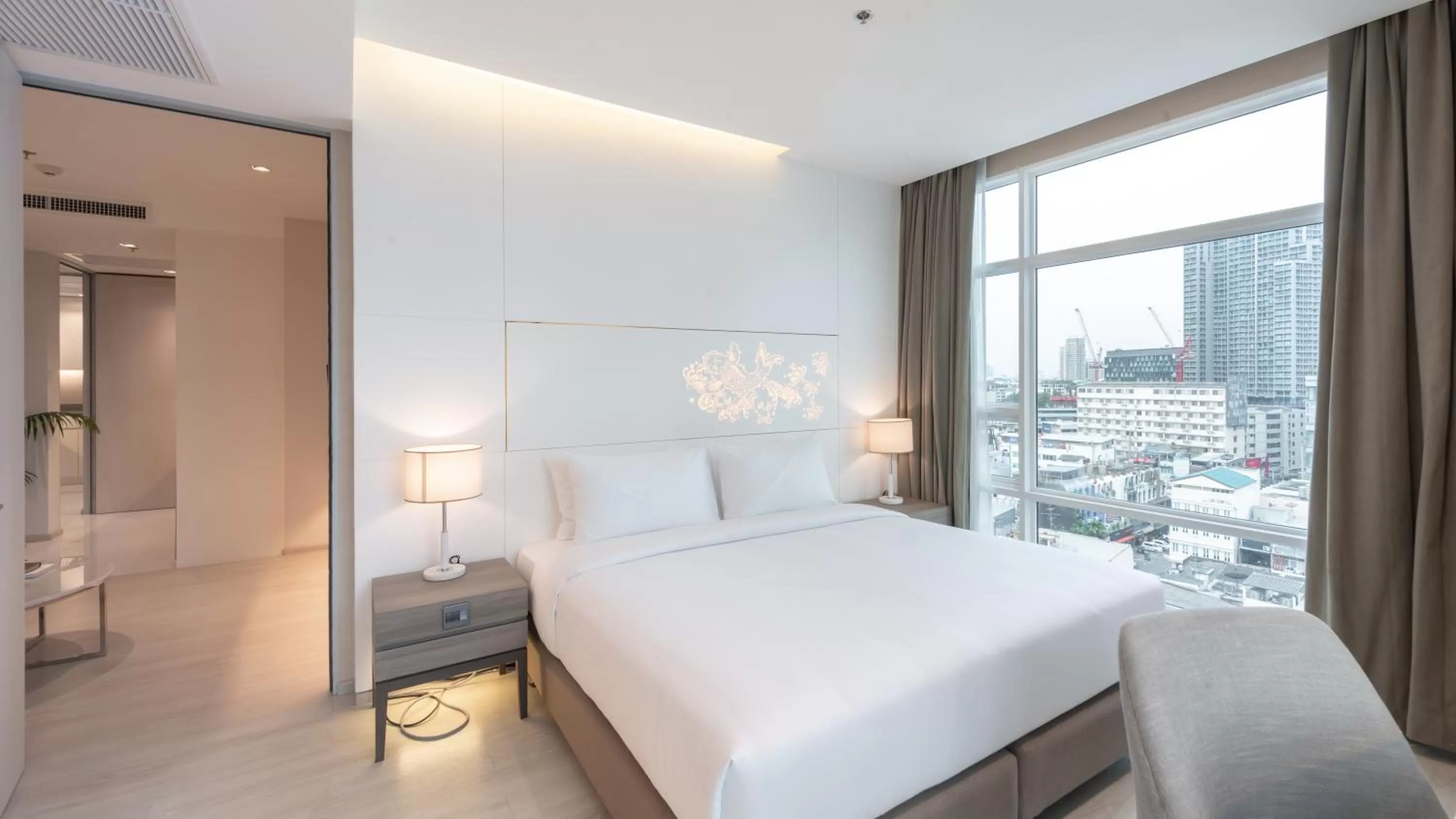 View (from property/room), Bed in Jasmine 59 Hotel