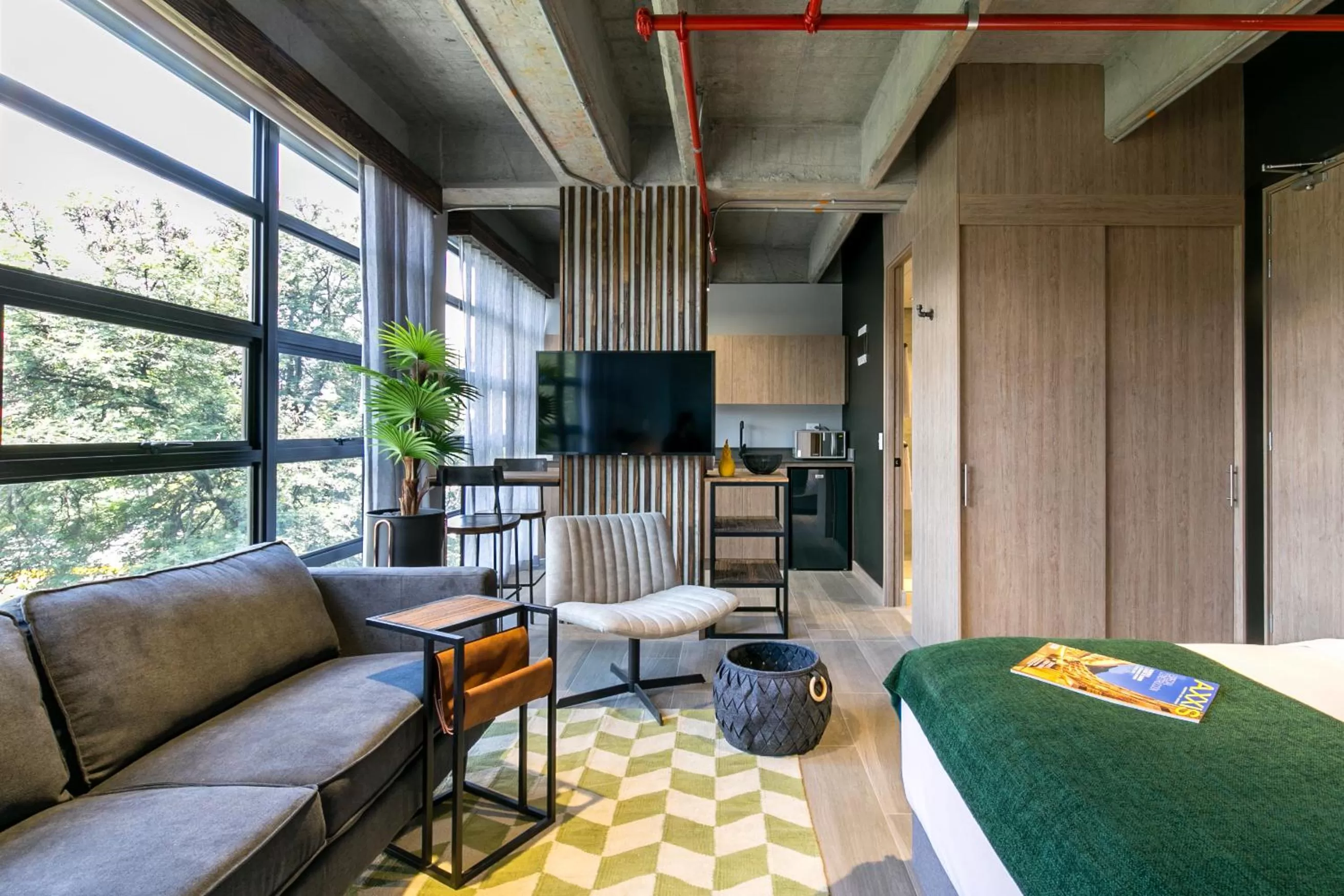 TV and multimedia in Factory Lofts Hotel