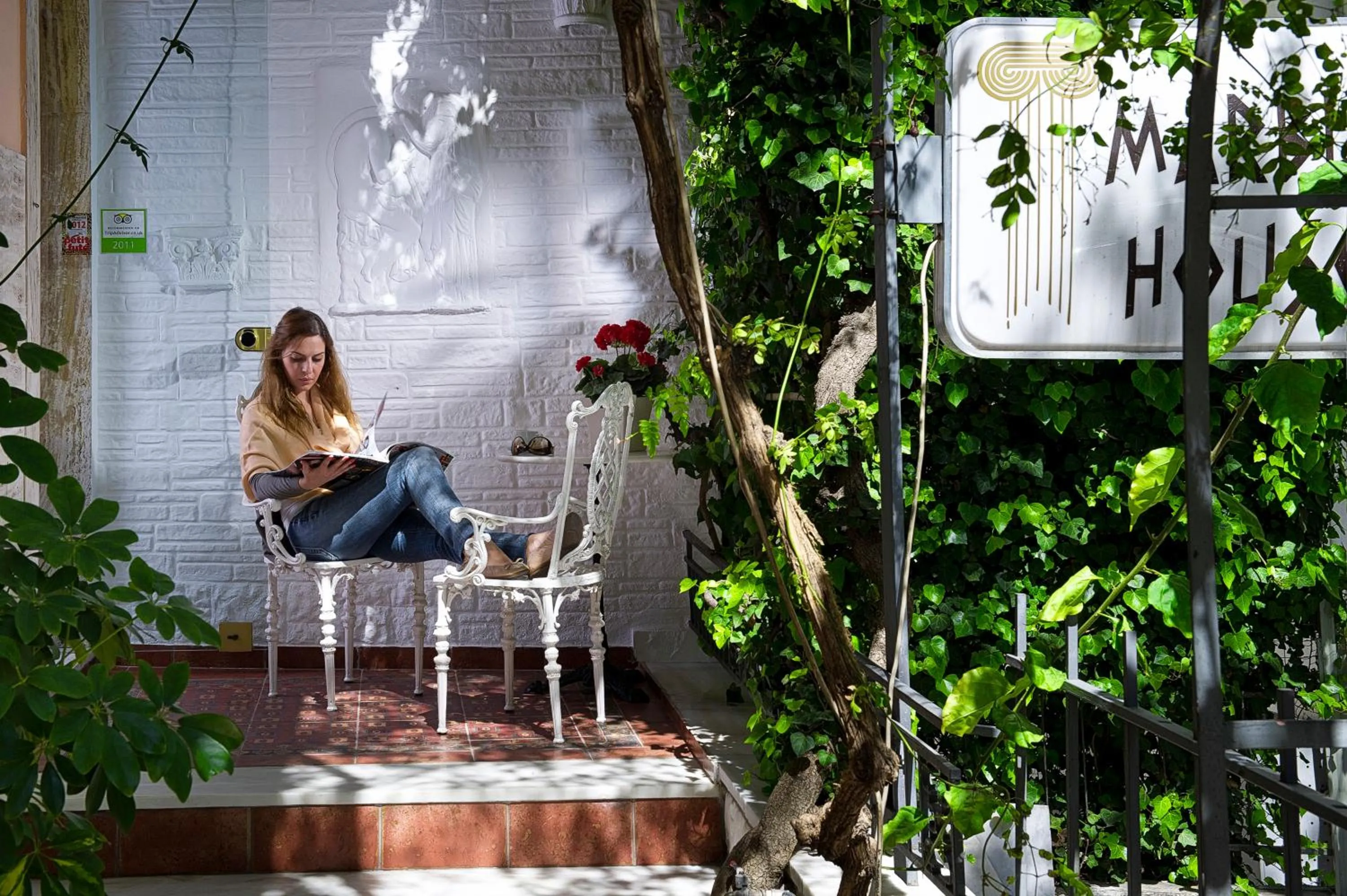 People in Marble House