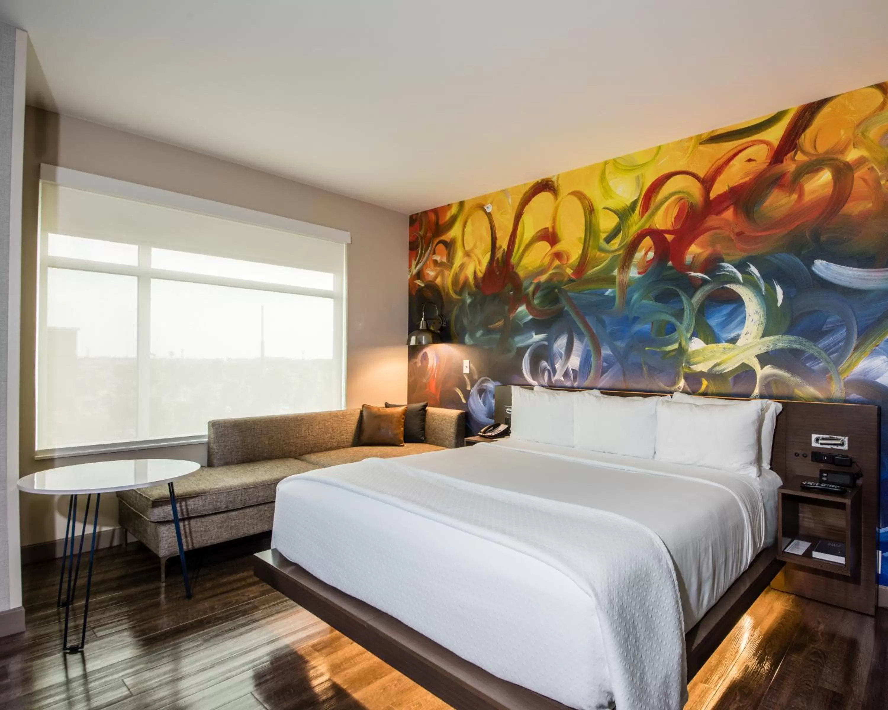 Seating area, Bed in Cambria Hotel McAllen Convention Center