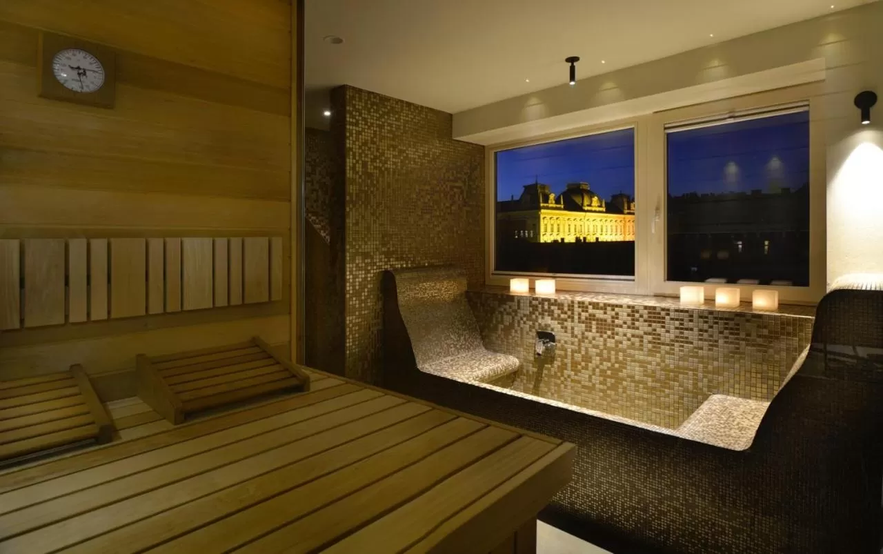 Sauna in Hotel Maribor, City apartments