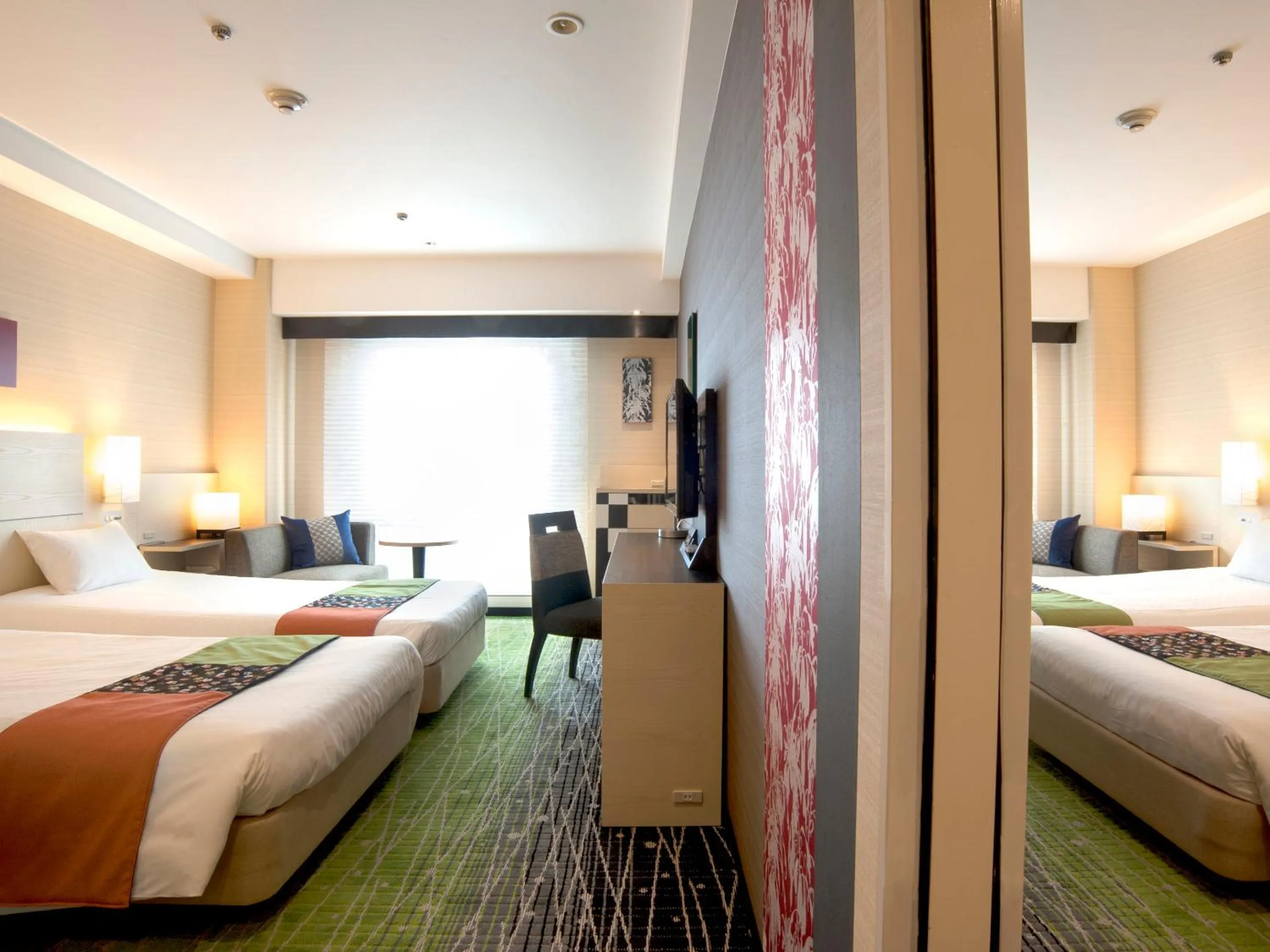 Bed in Hotel New Hankyu Kyoto