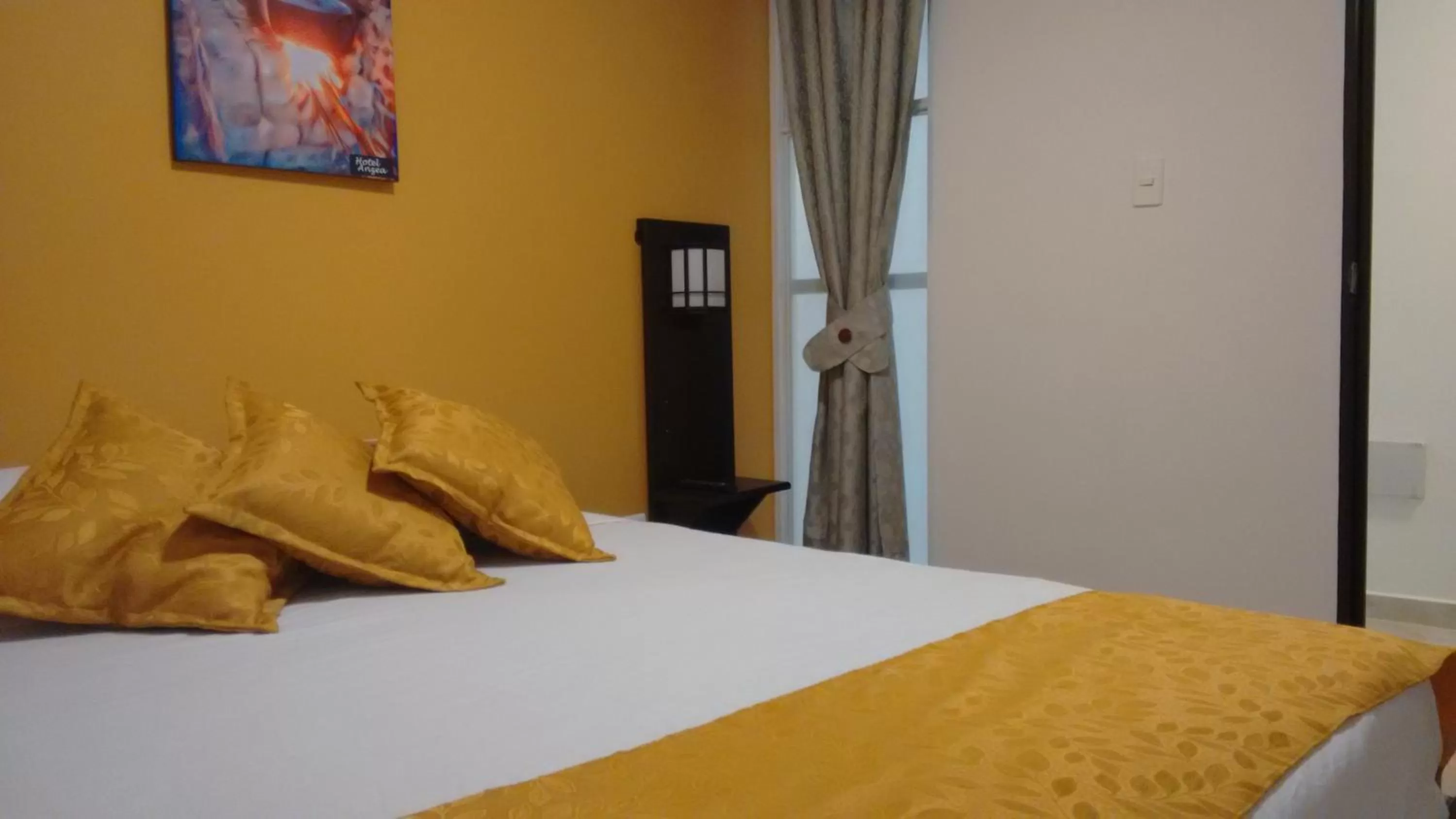 Bedroom, Bed in Hotel Anzea