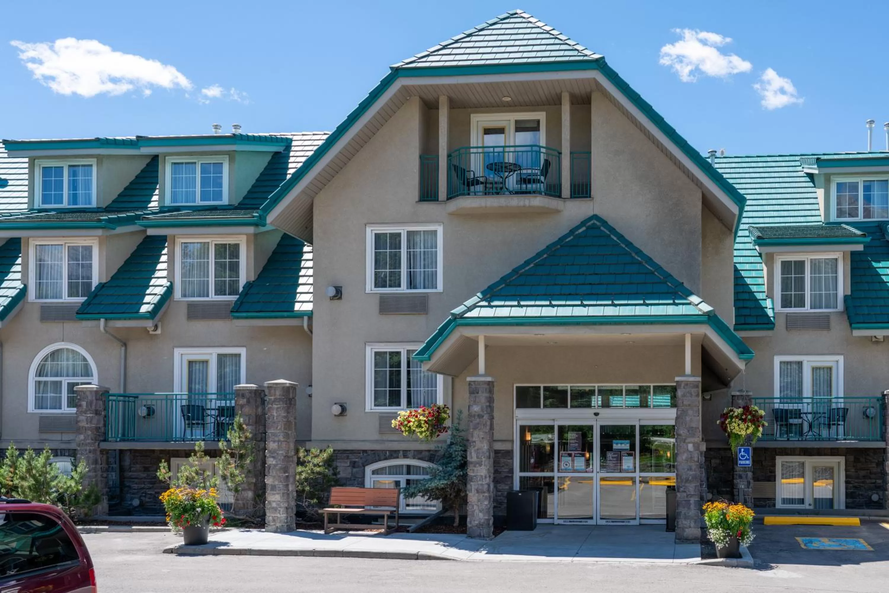 Property building in Pocaterra Inn & Waterslide