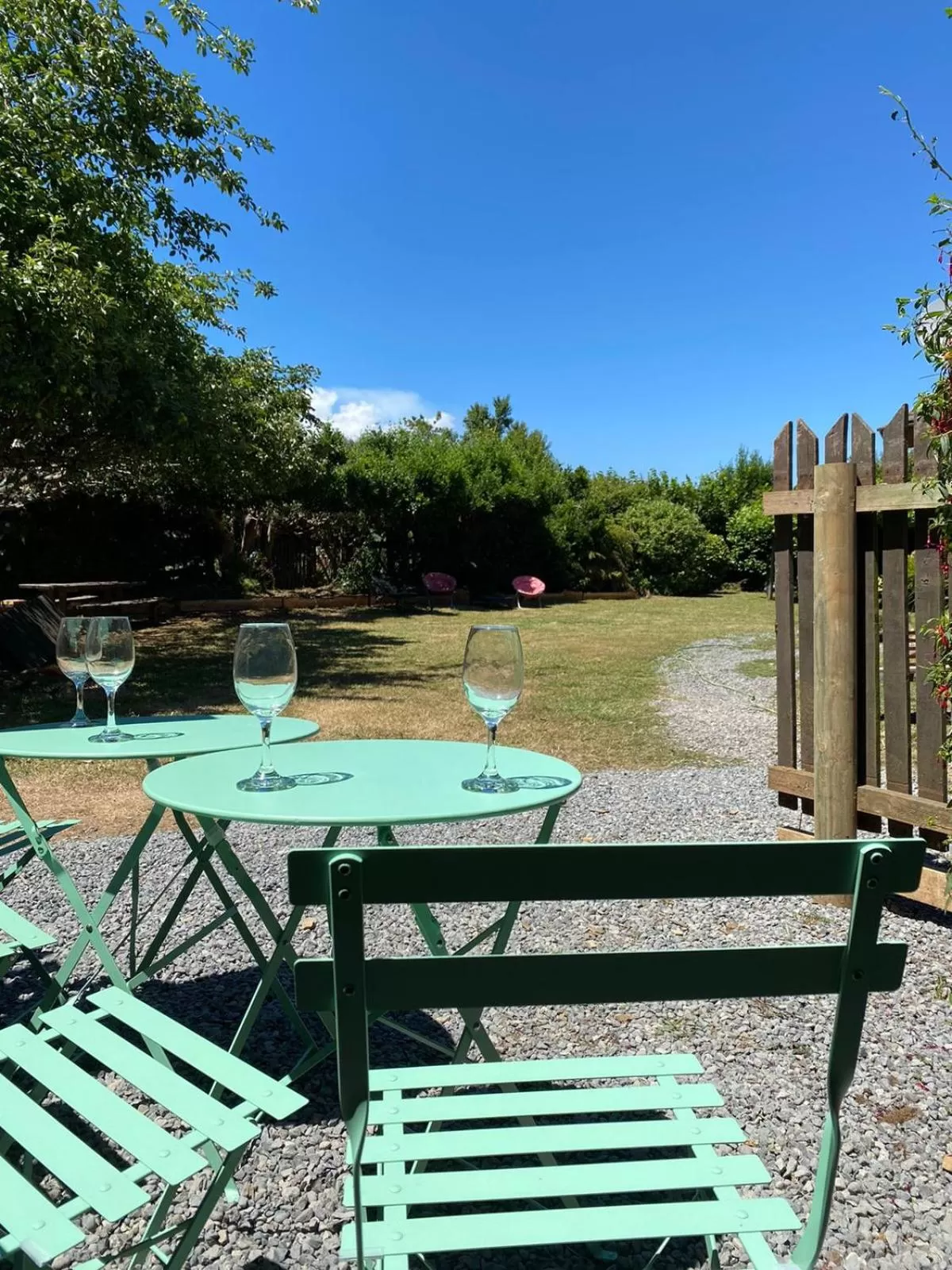 Patio in French Andes Apart Hostel