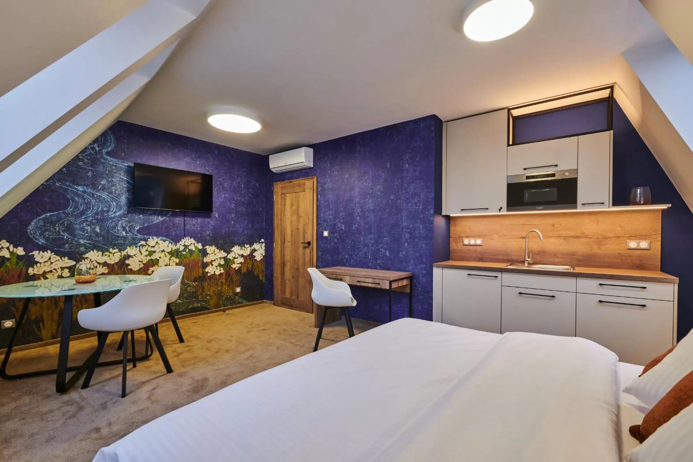 Bed in Hotel Alfréd a Hermína