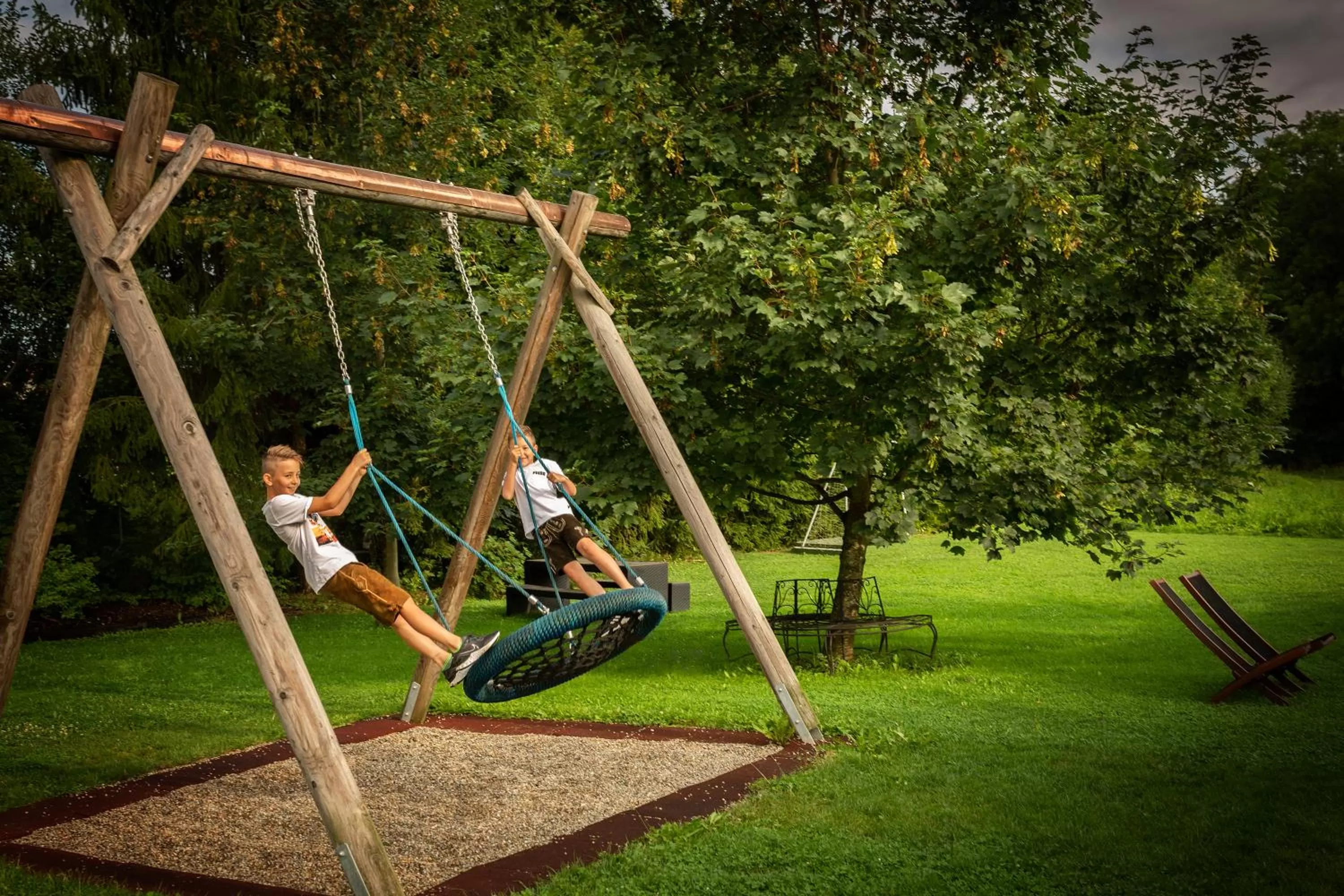 Children play ground in Gästehaus Zehmerhof bei Erding
