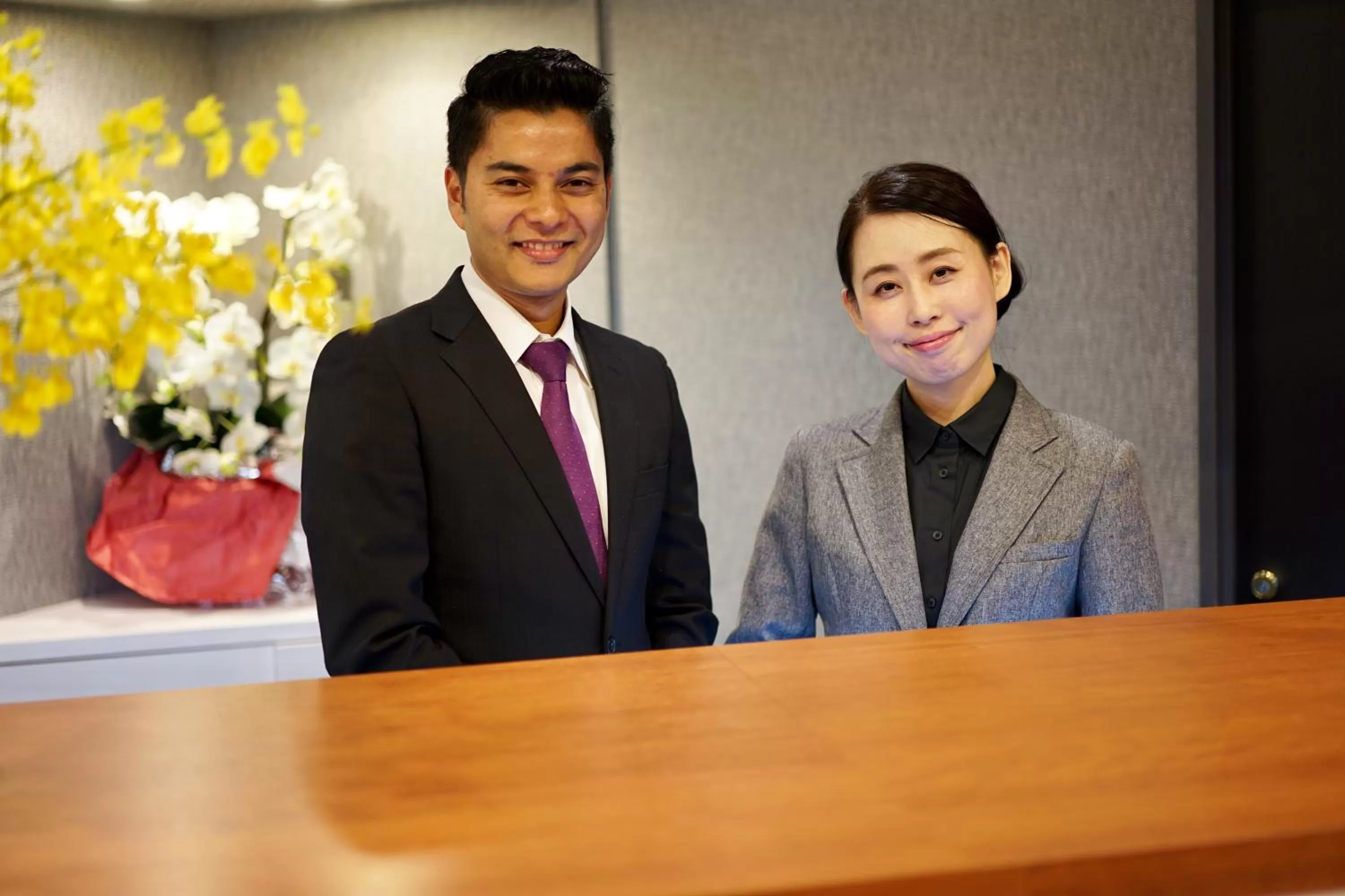 Staff in Beppu Daiiti Hotel