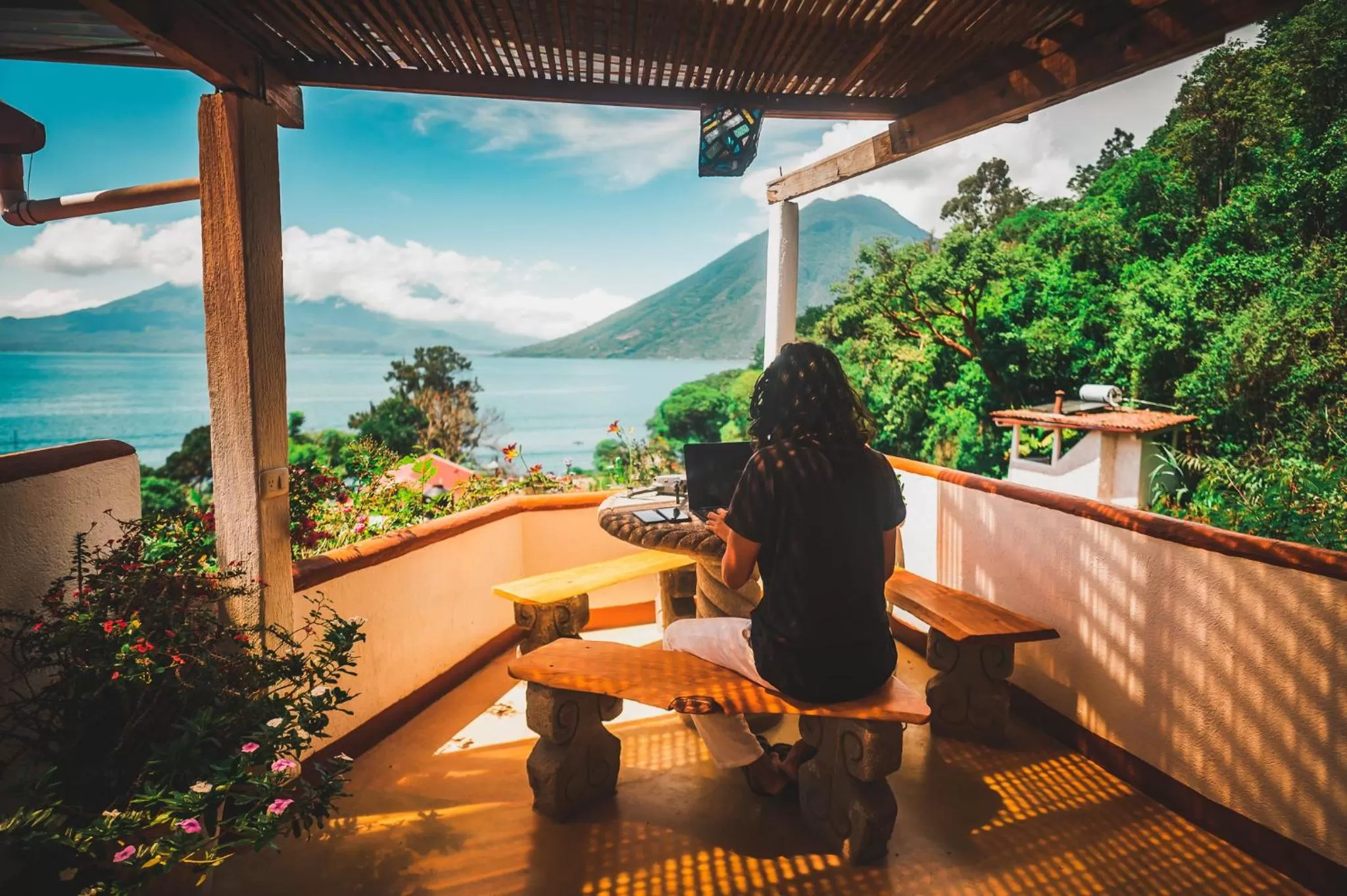 View (from property/room) in Lush Atitlán