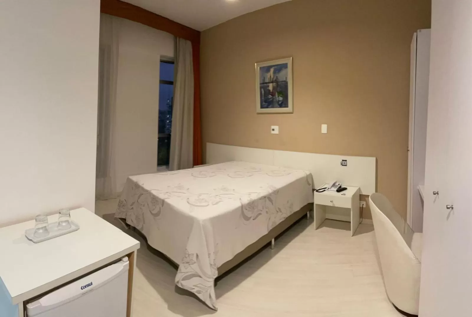 Bed in Pampas Palace Hotel