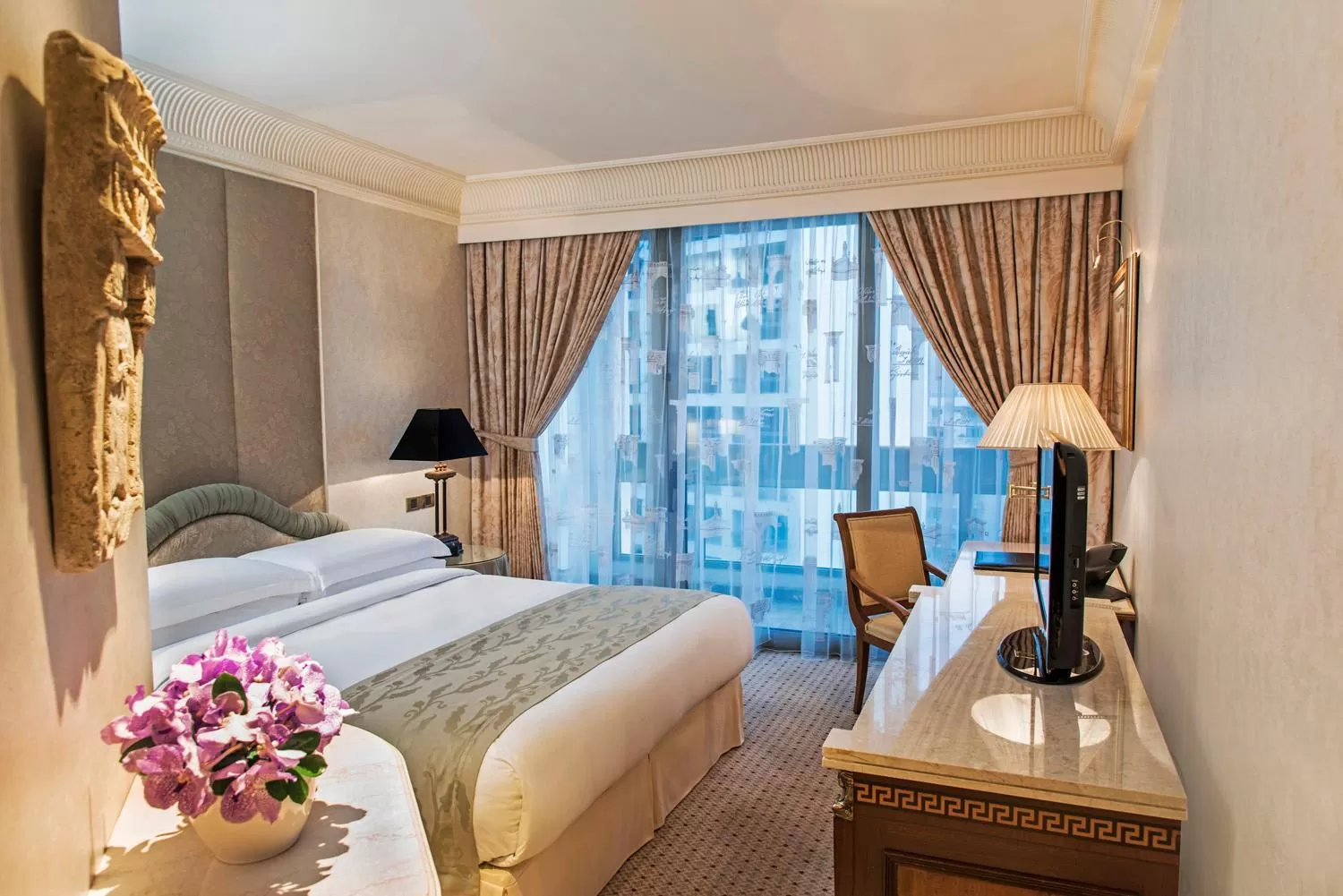 Bed in InterContinental Phoenicia Beirut by IHG
