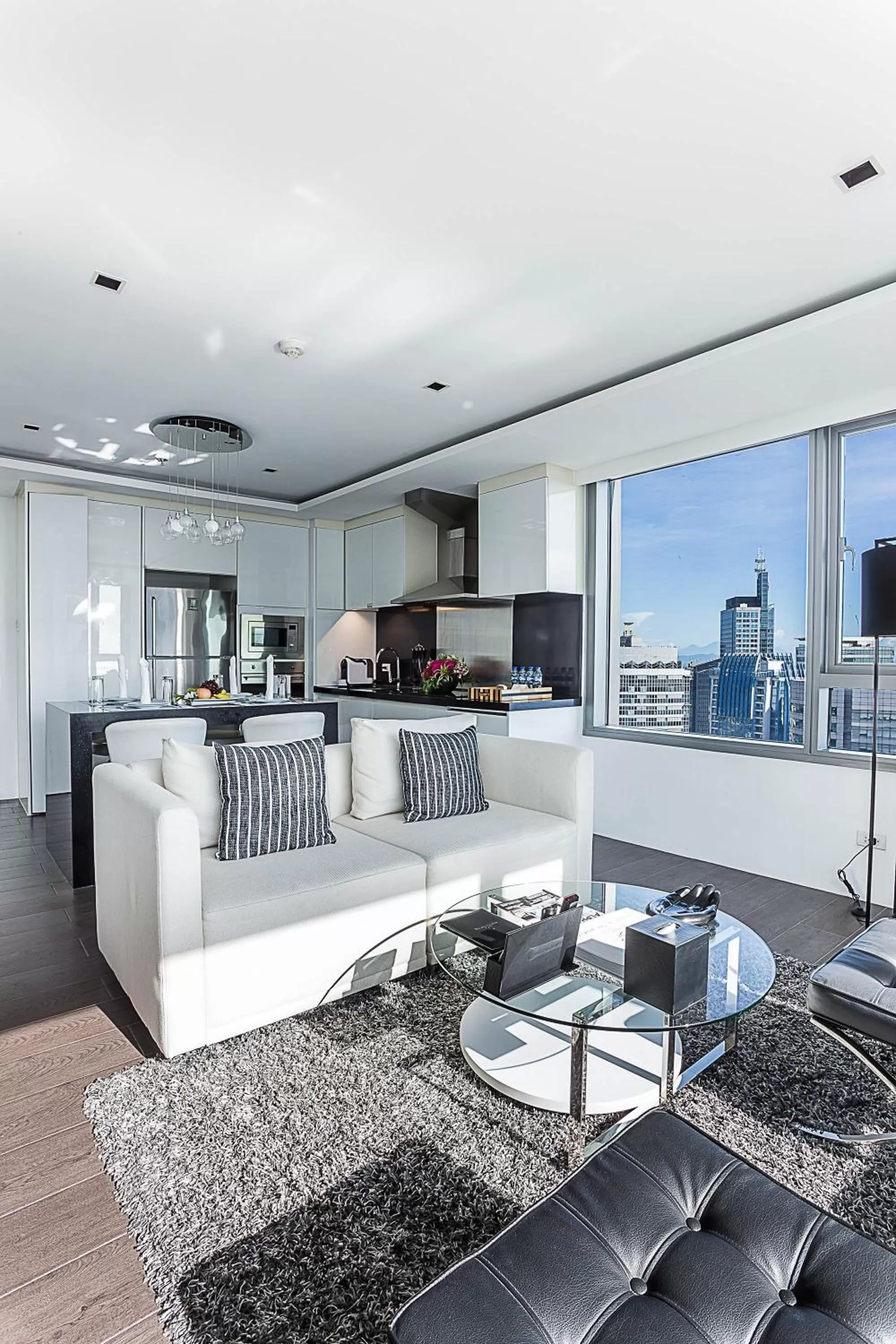 Living room in The Alpha Suites