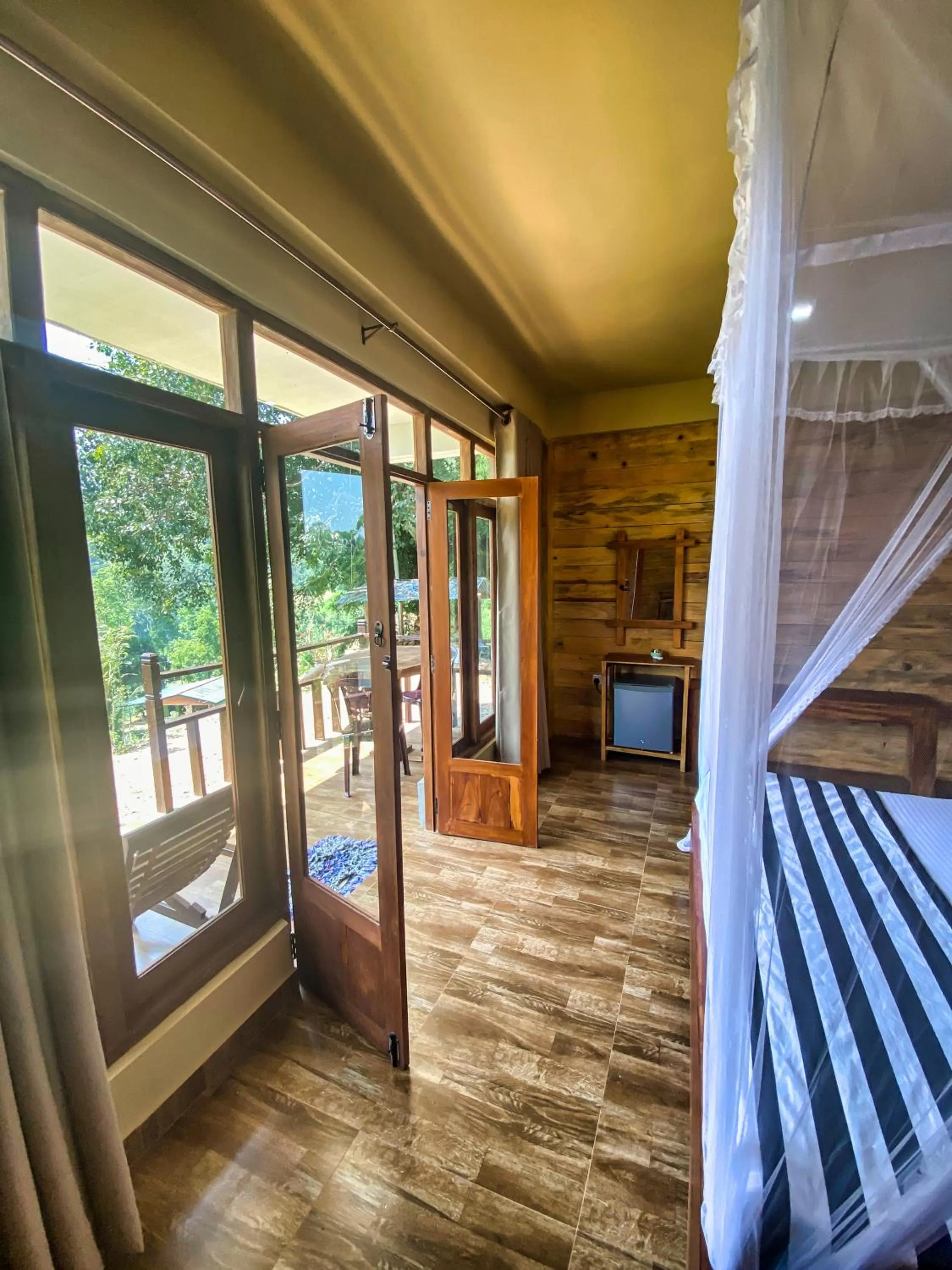 Bedroom, Bed in Ella 100 View Cottage