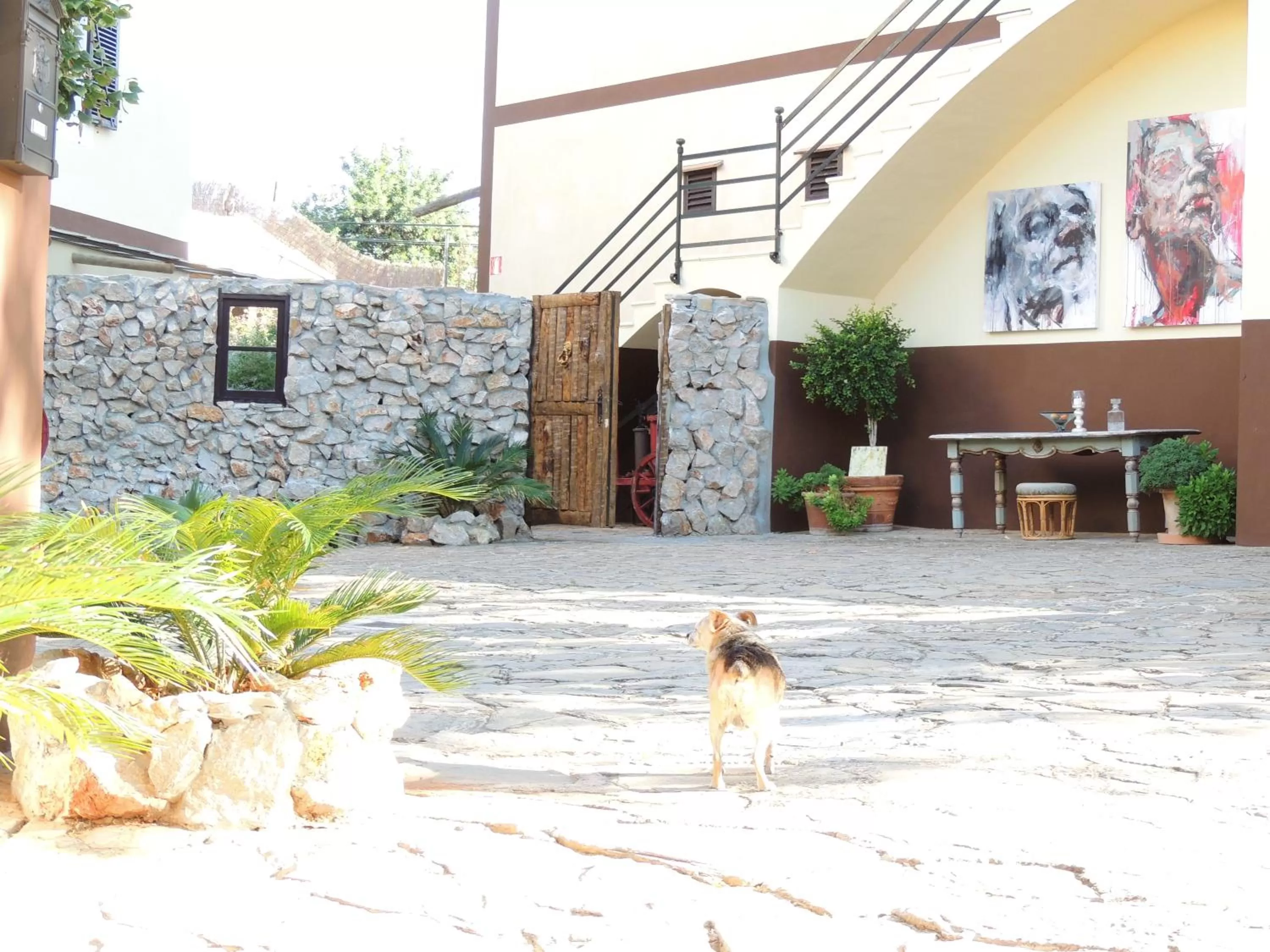 Decorative detail in loftOtel canet