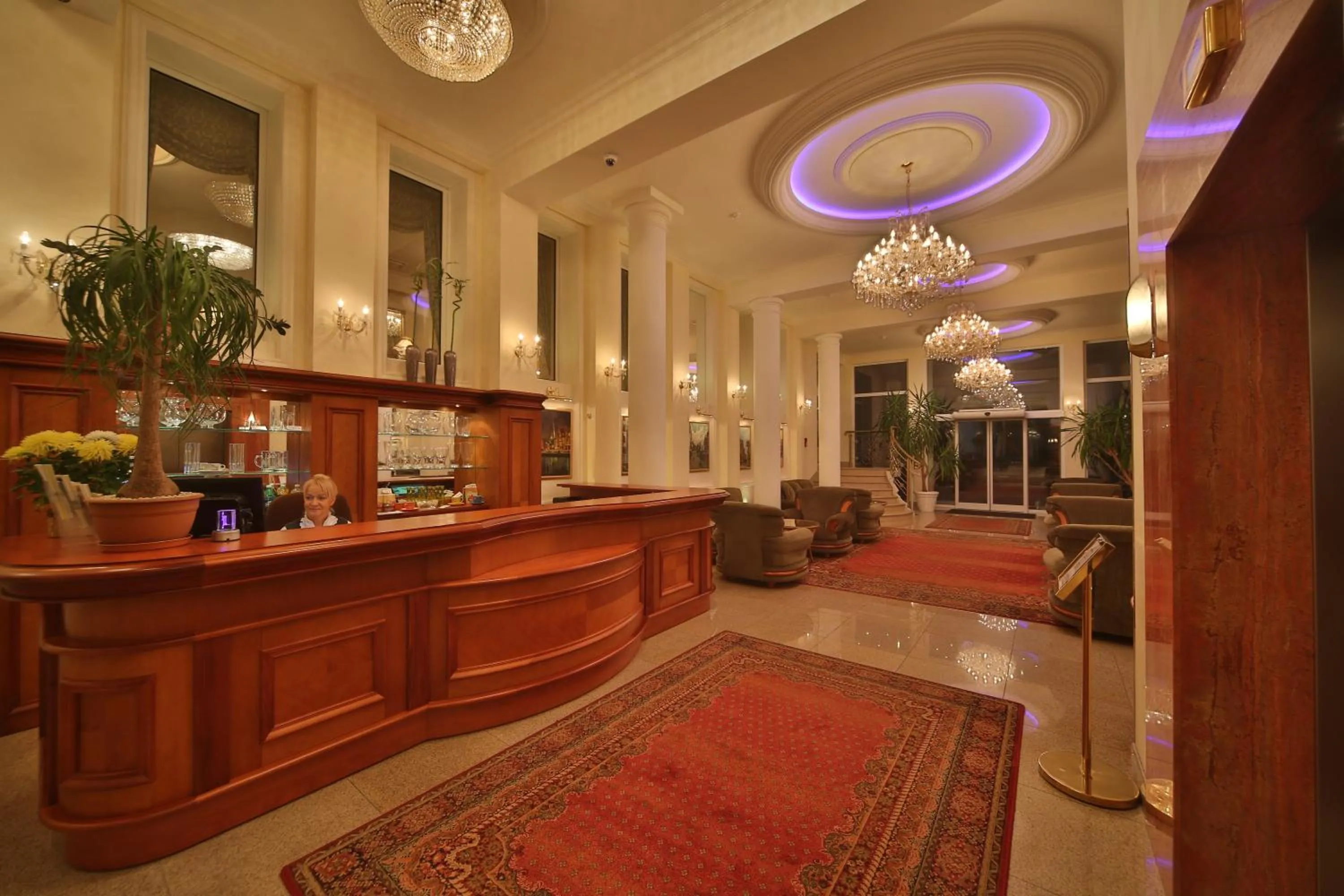 Lobby or reception in Hotel Polaris