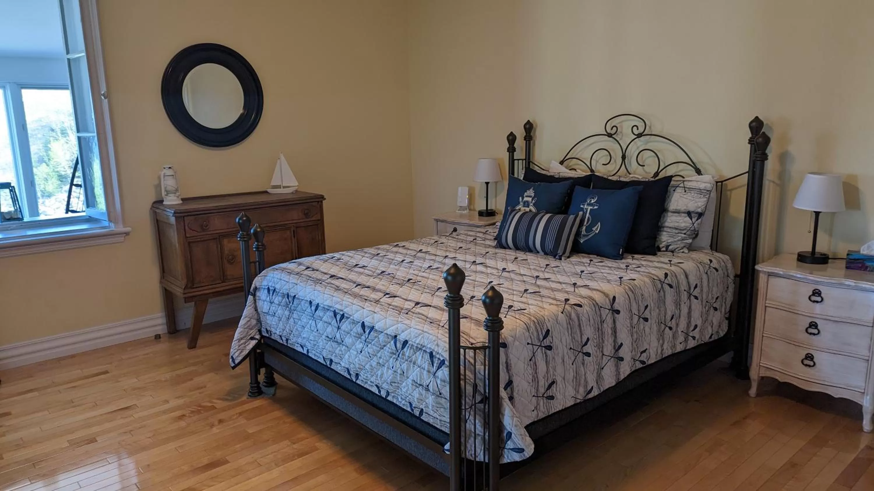 Bed in La Gentilhommière Motel et Suites B Vue sur Mer