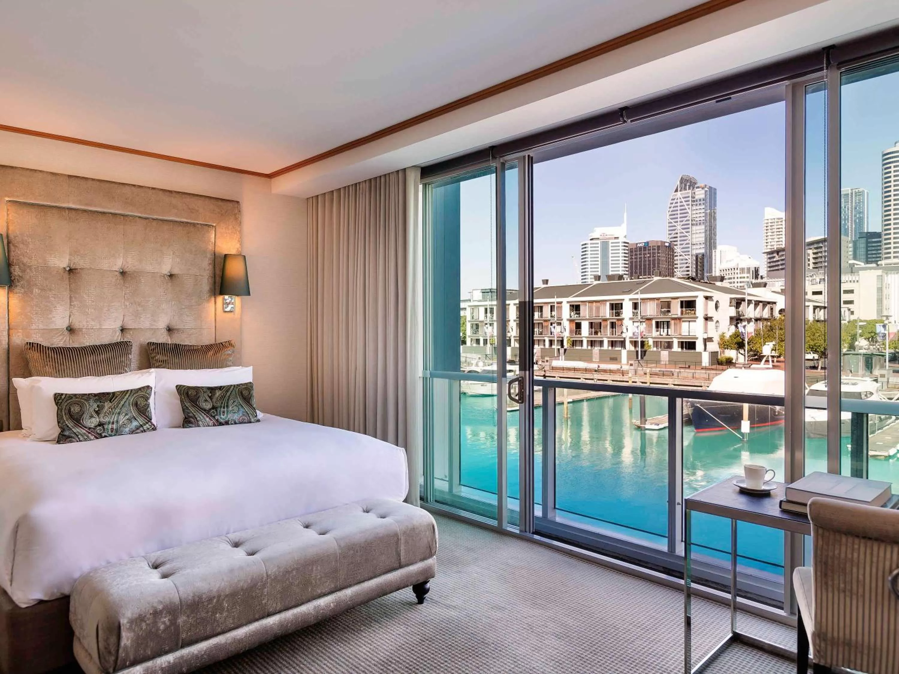 Photo of the whole room, Bed in Sofitel Auckland Viaduct Harbour