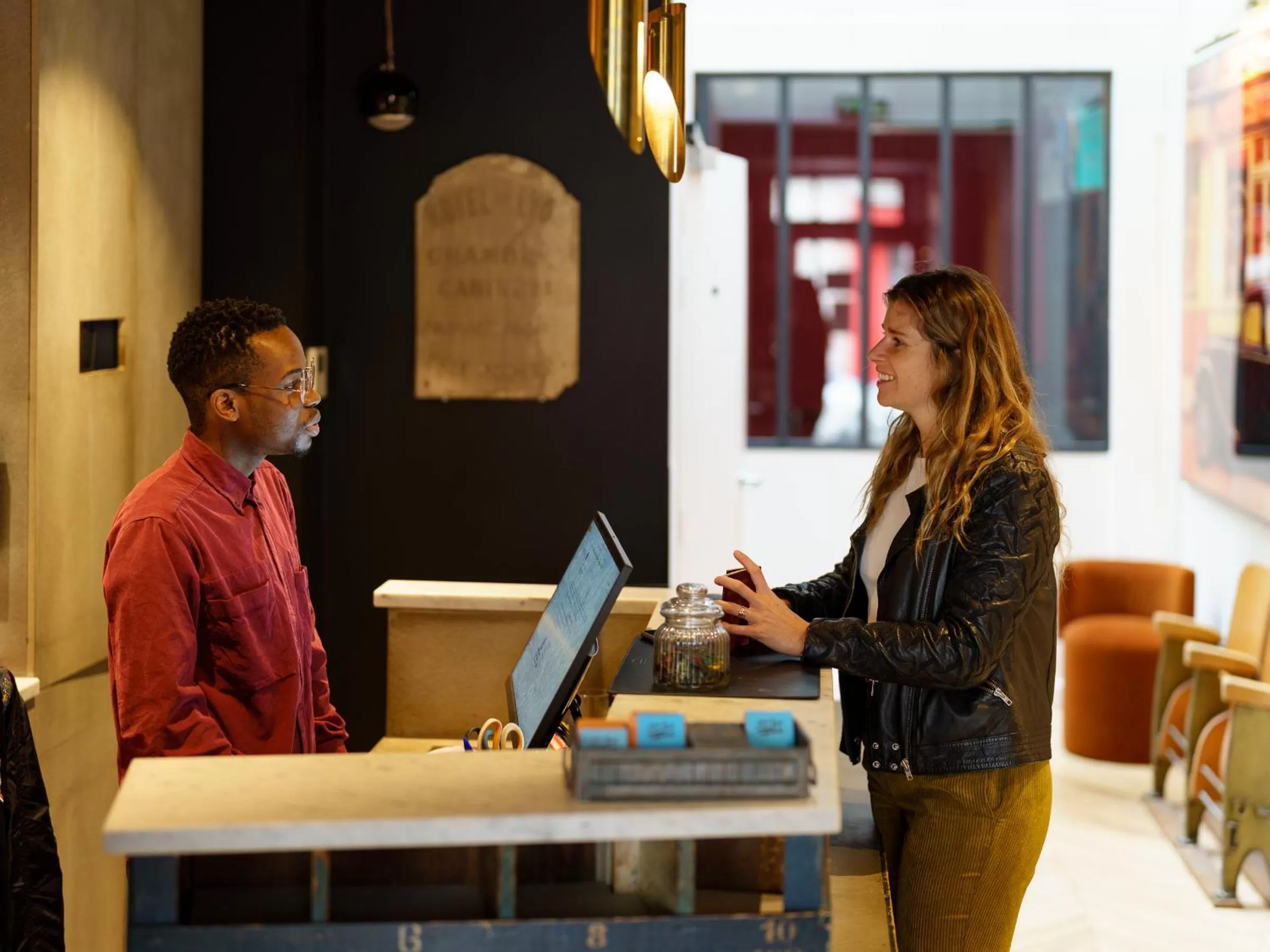 Lobby or reception in Hotel Scarlett