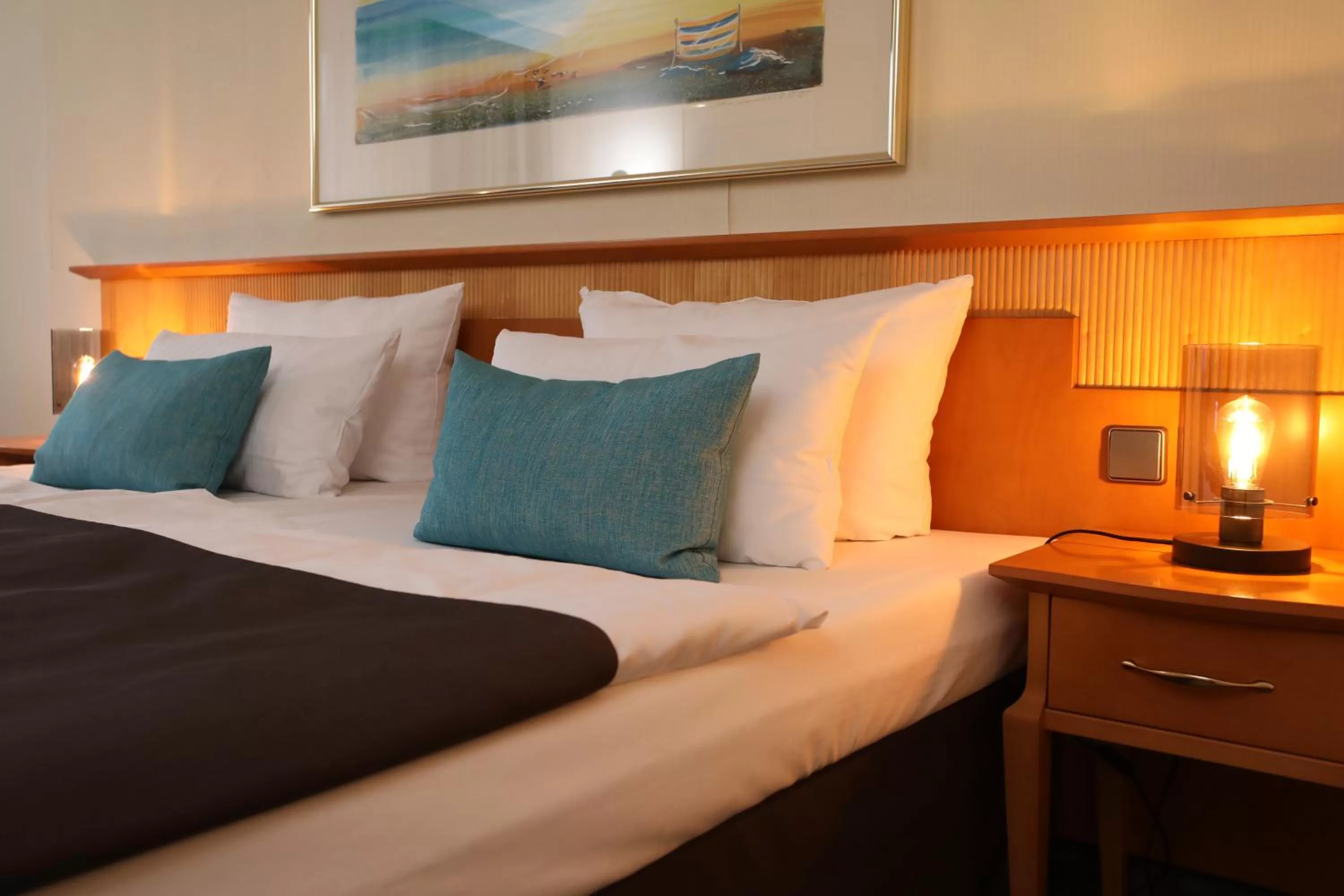 Bedroom, Bed in Hotel Bernstein Prerow