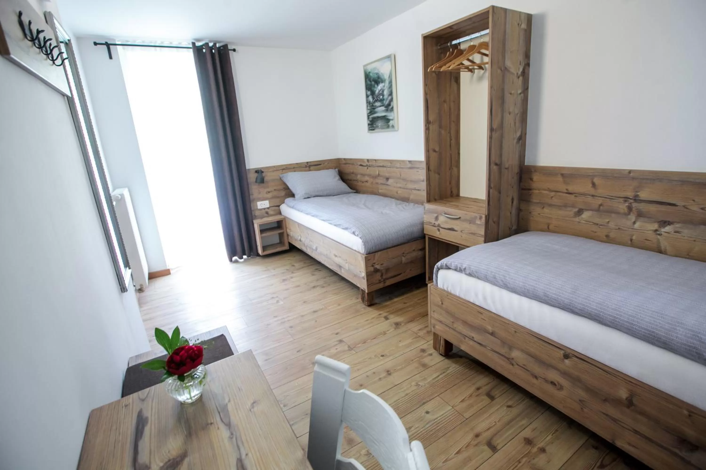 Bed in Hiša Poljana Rooms