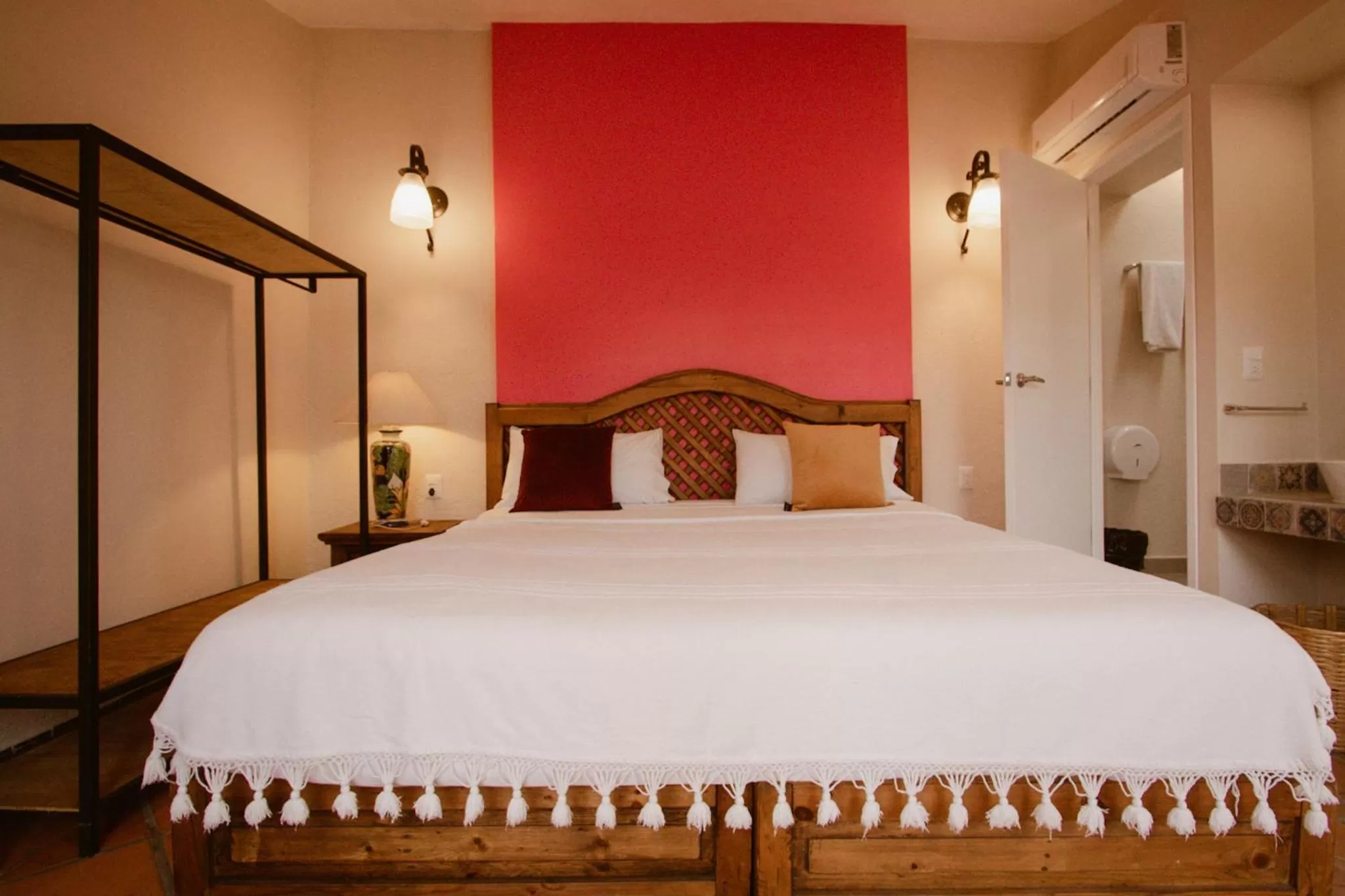 Bed in Hotel Casa Guivá