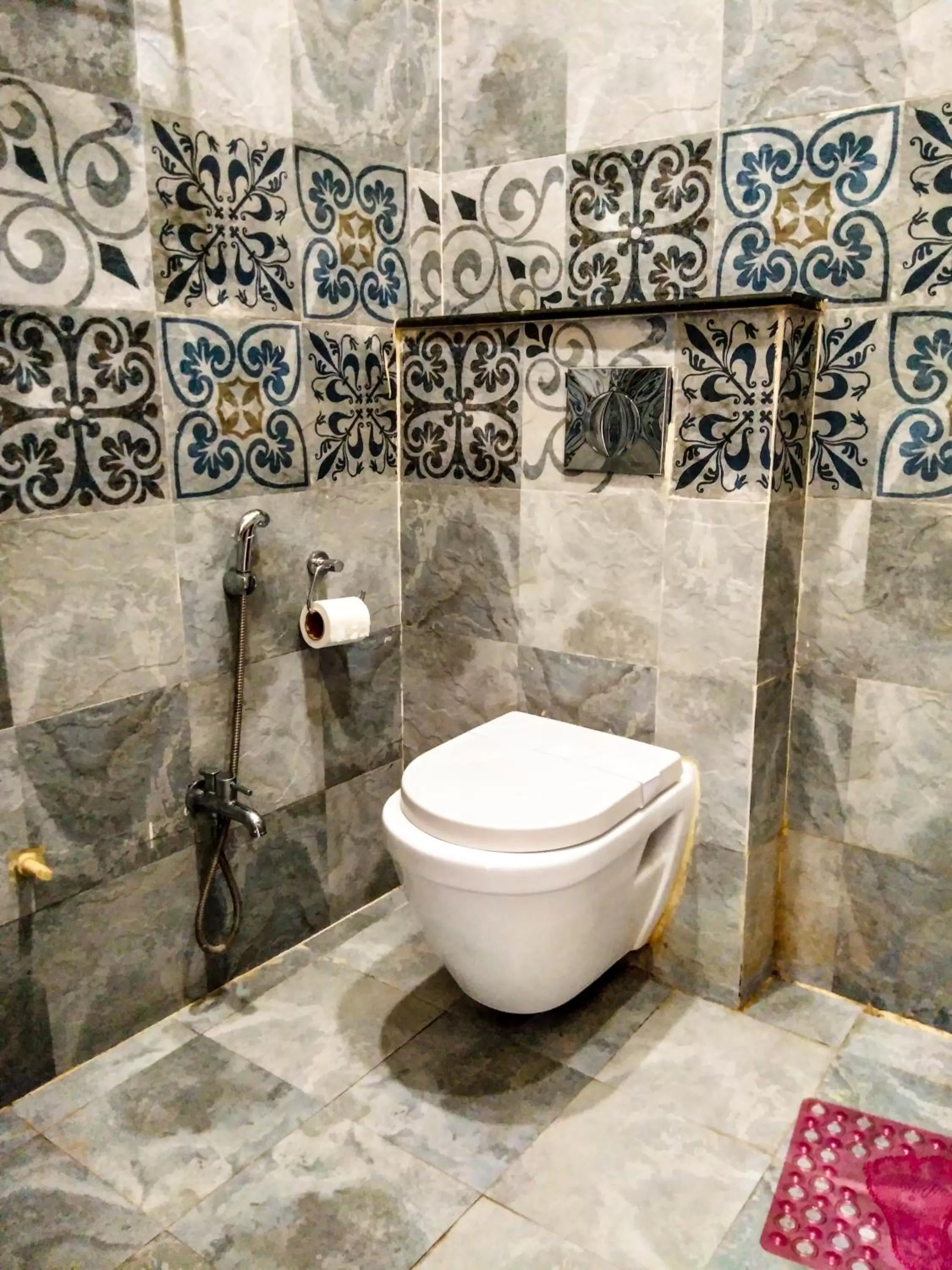 Bathroom in Dwivedi Hotels Sri Omkar Palace