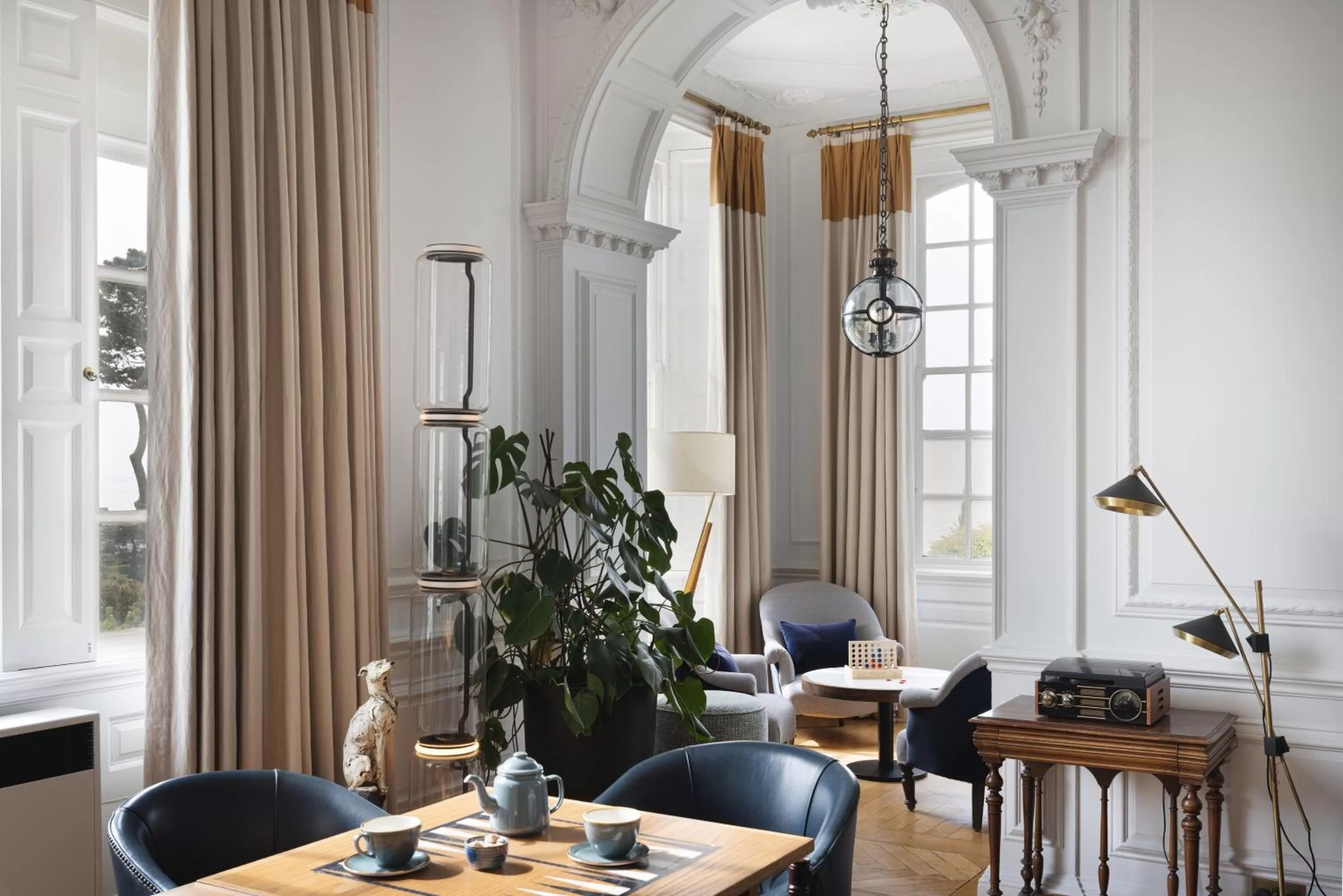 Lounge or bar in Fowey Hall Hotel