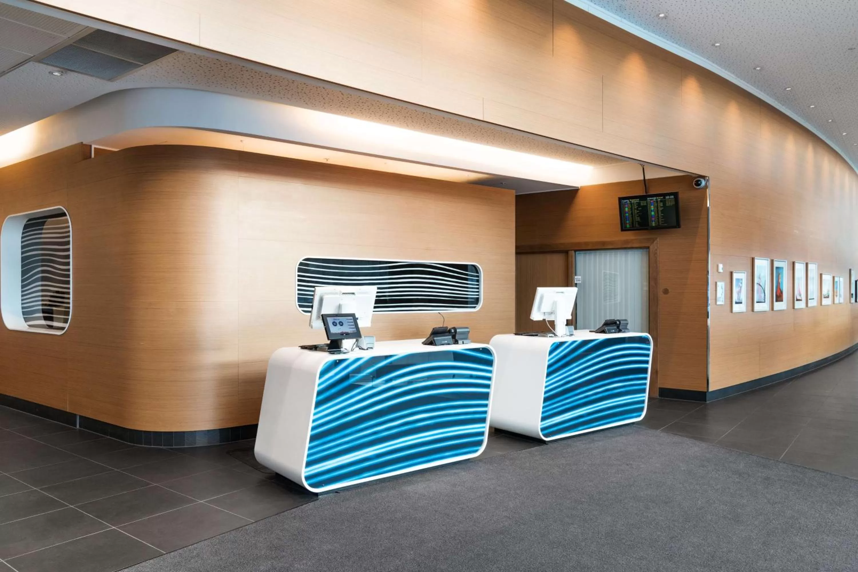Lobby or reception in Radisson Blu Hotel, Trondheim Airport
