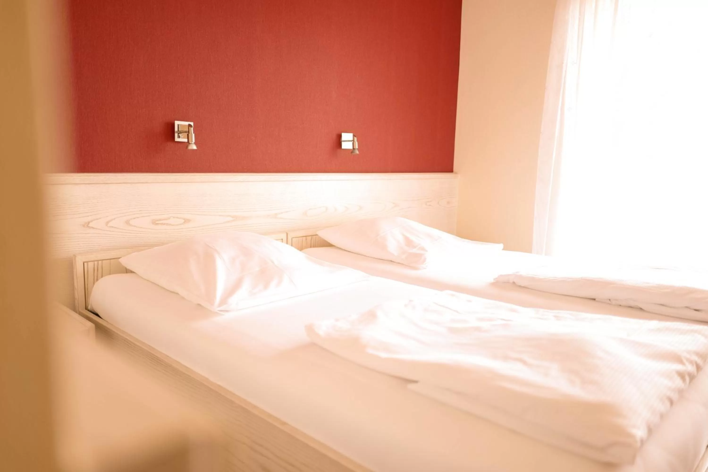 Bed in Hotel Restaurant Sennerbad