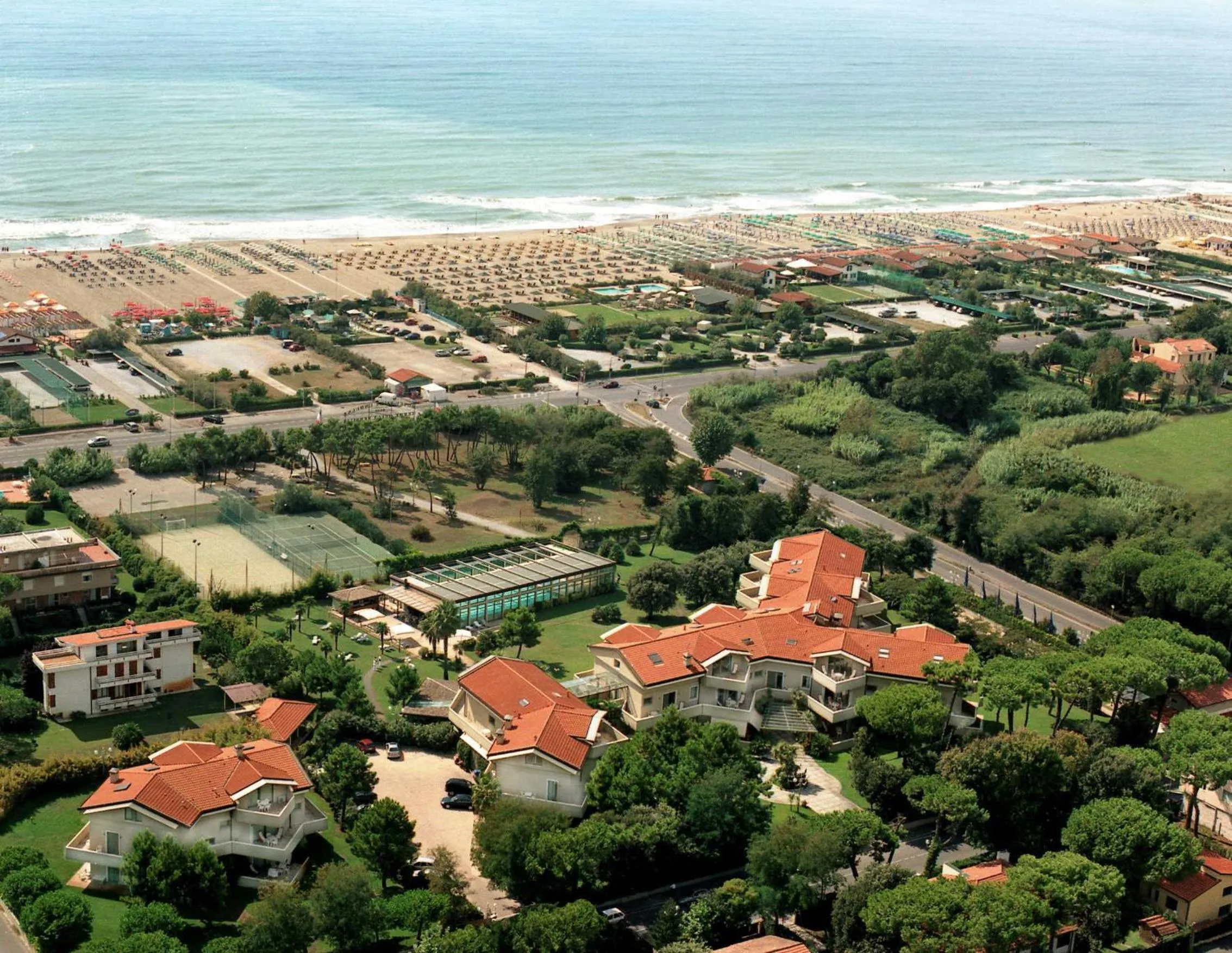 Bird's eye view in Hotel Villa Undulna - Terme della Versilia