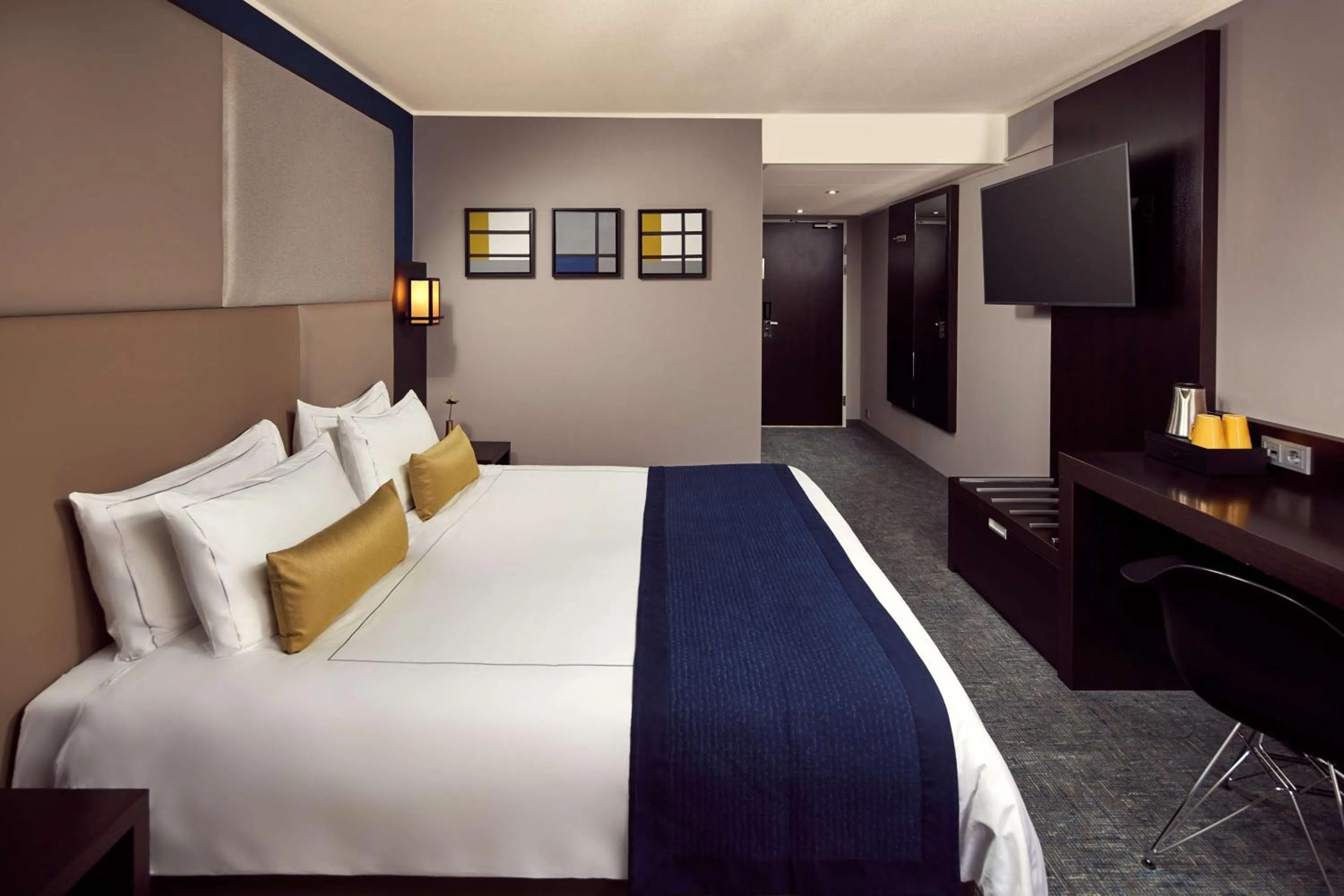 Bedroom, Bed in Park Plaza Utrecht