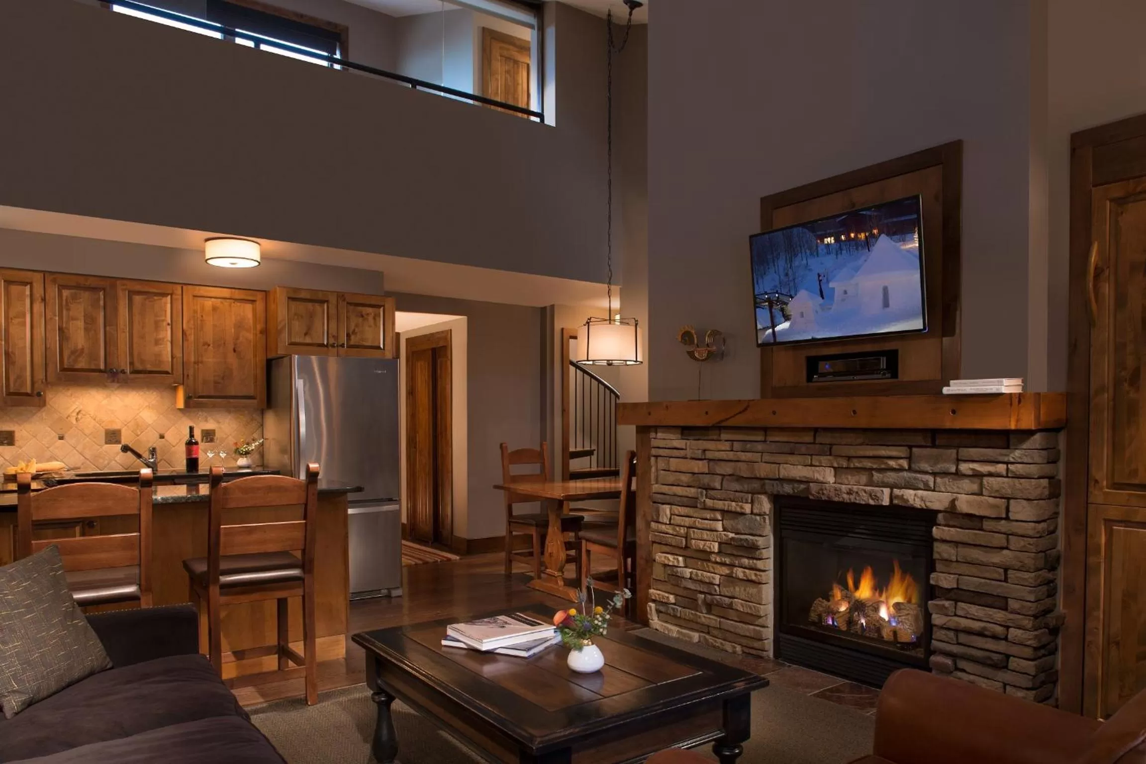 Two Bedroom Bi-Level Suite in Teton Mountain Lodge and Spa, a Noble House Resort
