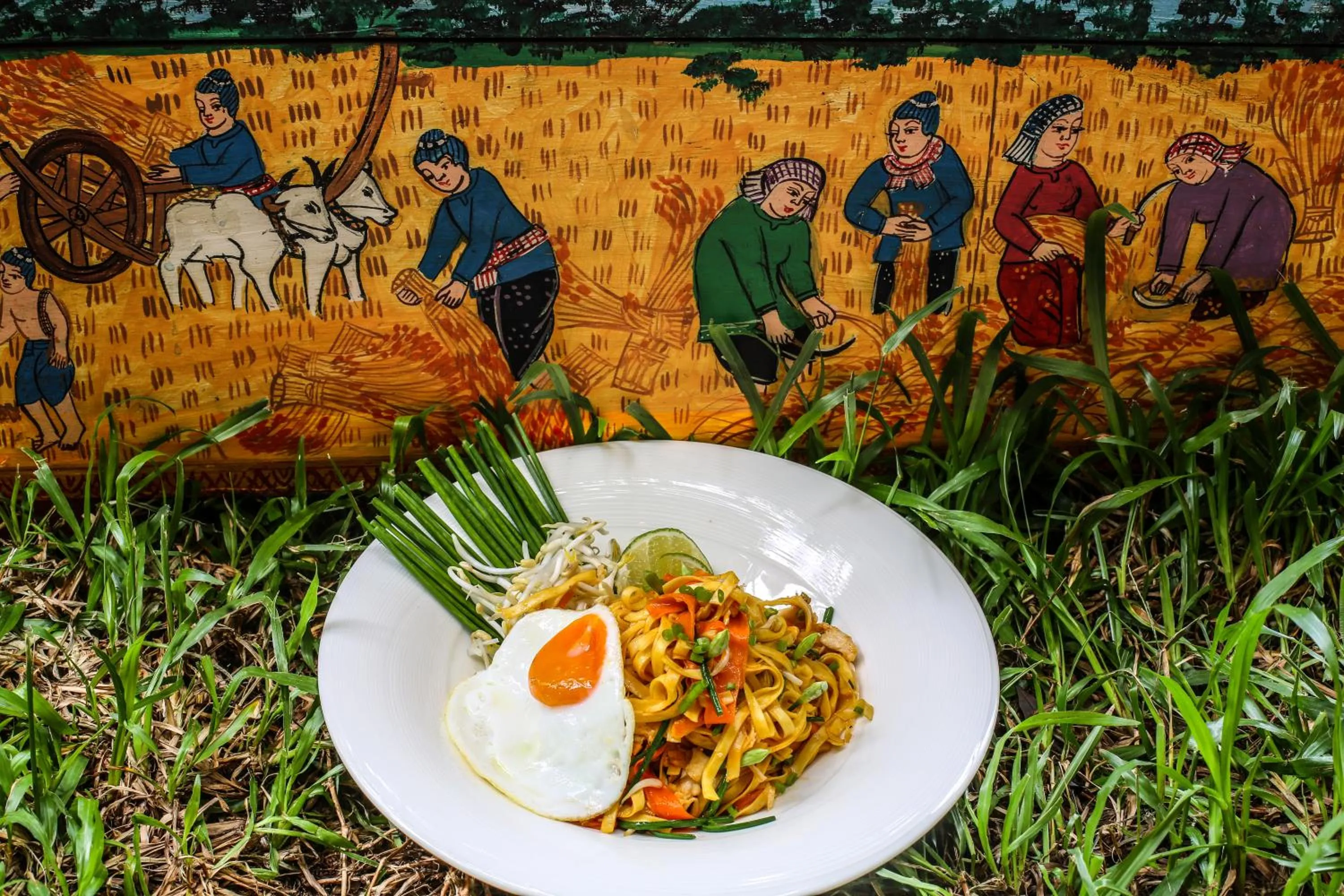 Asian breakfast in Mane Village Suites