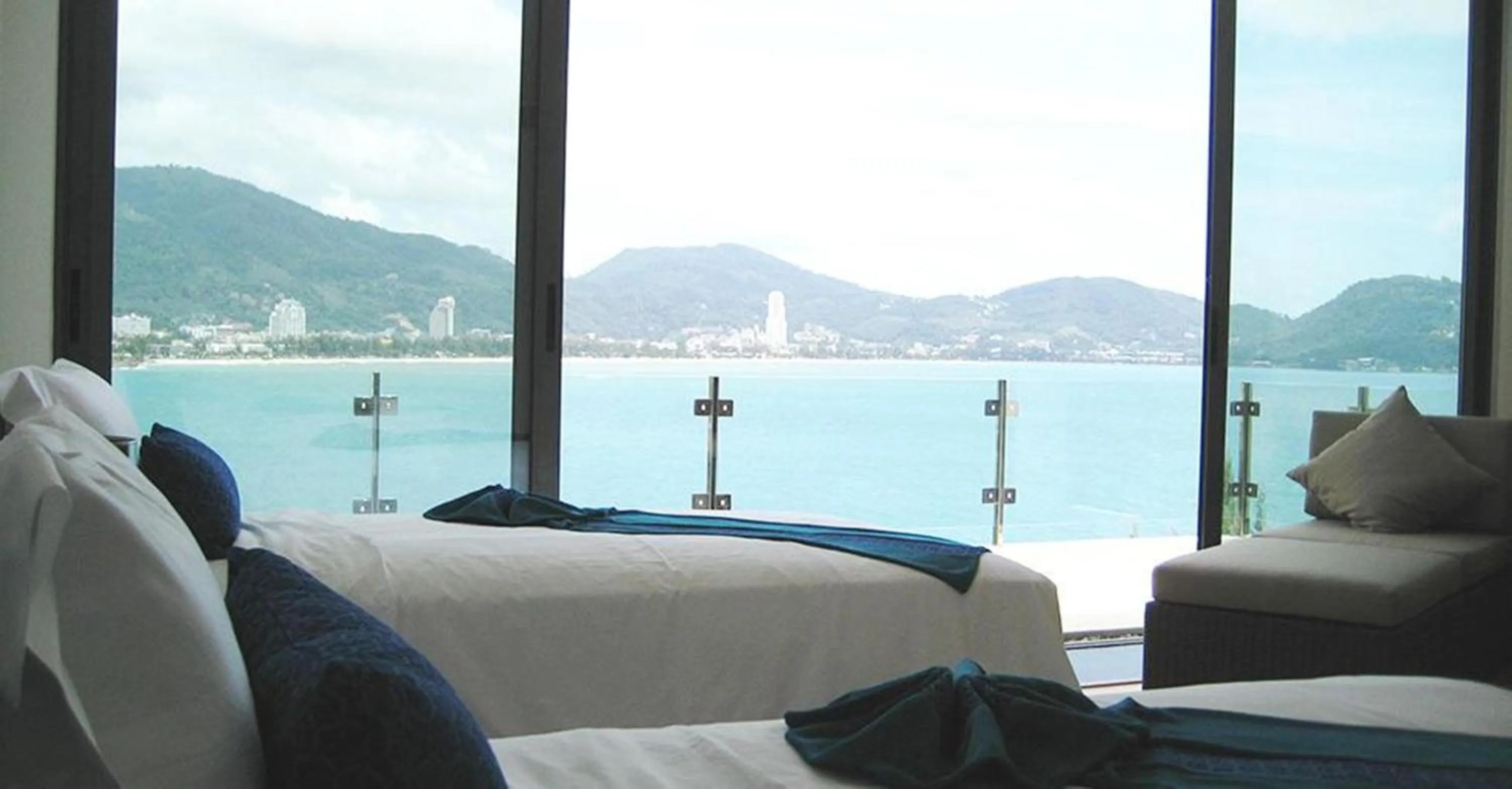 View (from property/room), Bed in IndoChine Resort and Villas