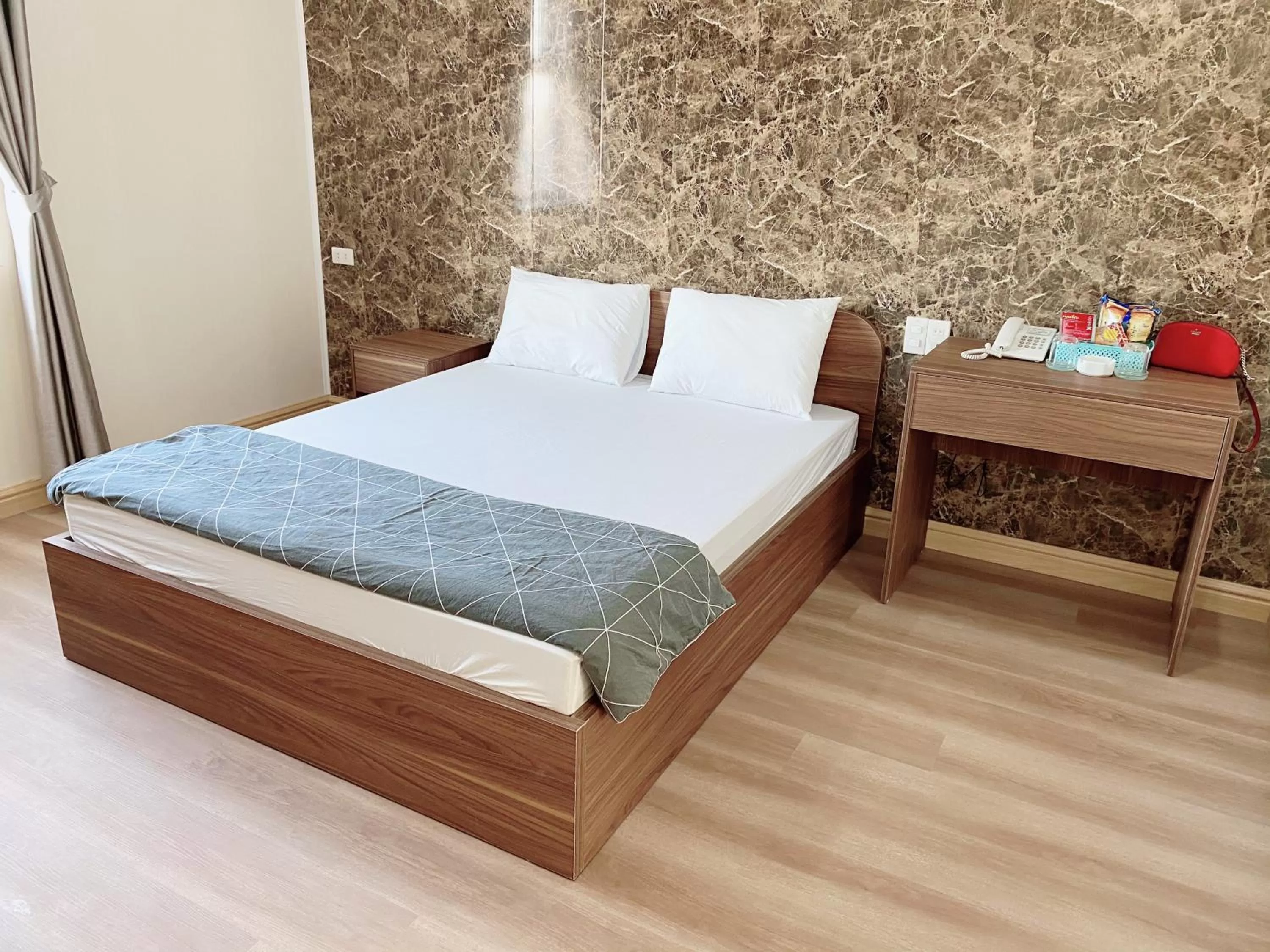 Bedroom, Bed in Đình Vũ 3 Motel