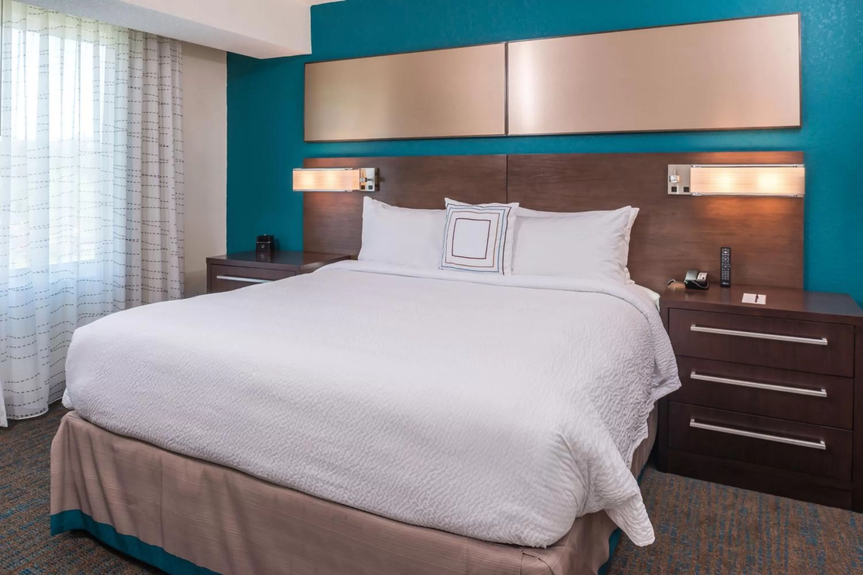Bedroom, Bed in Residence Inn by Marriott Decatur