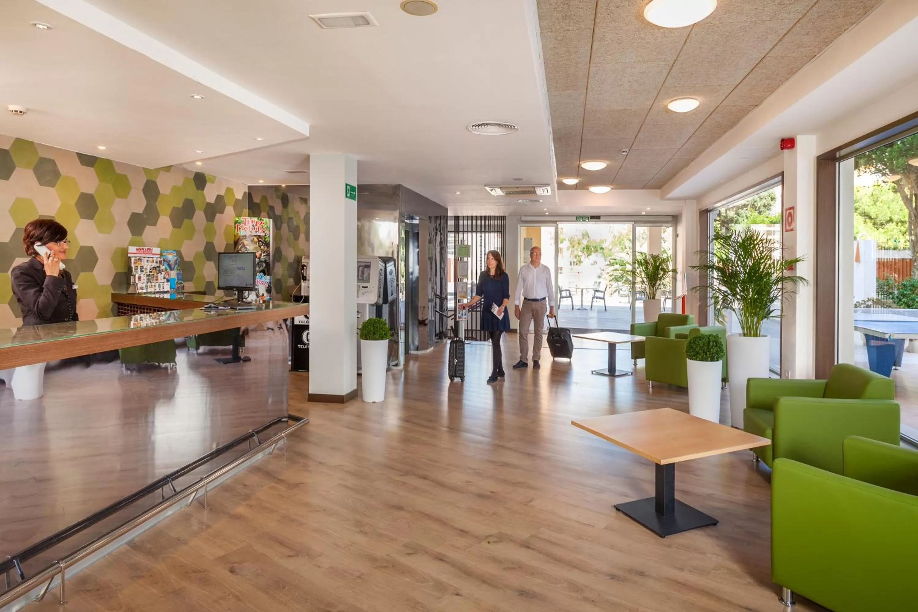 Lobby or reception in Hotel Gala Placidia 3'''sup