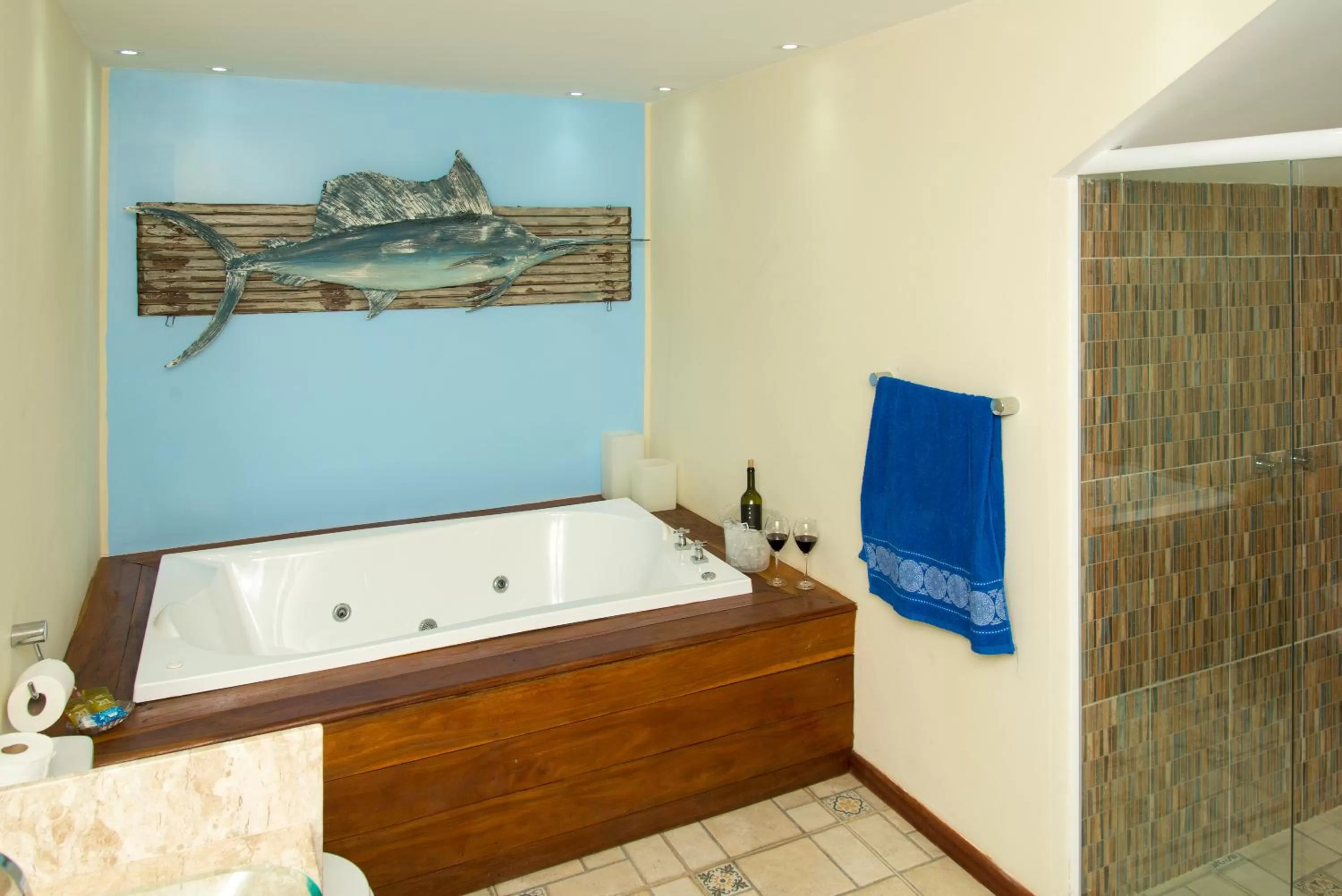 Decorative detail in Pousada La Dolce Vita