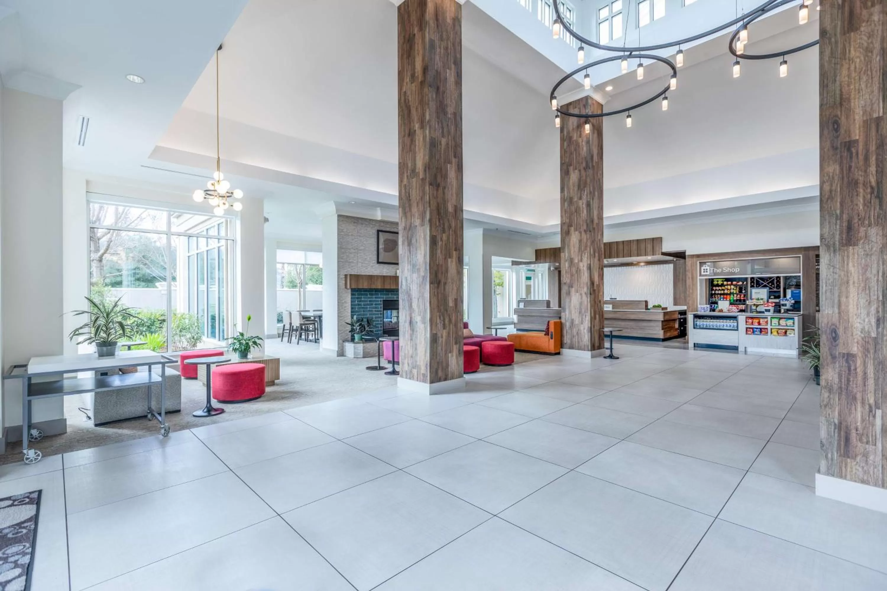 Lobby or reception in Hilton Garden Inn Gilroy