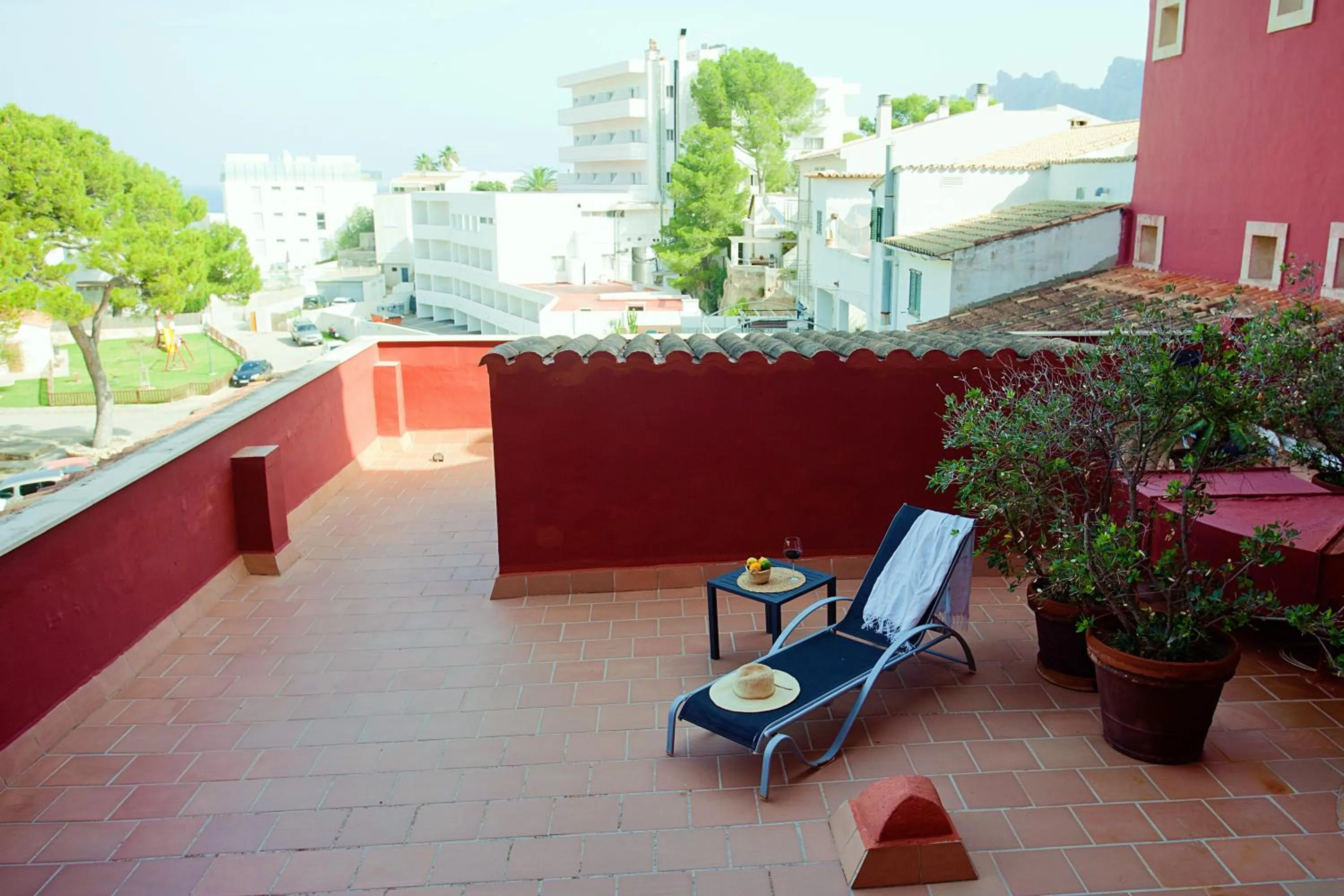 Balcony/Terrace in Hotel Cala Sant Vicenç - Adults Only