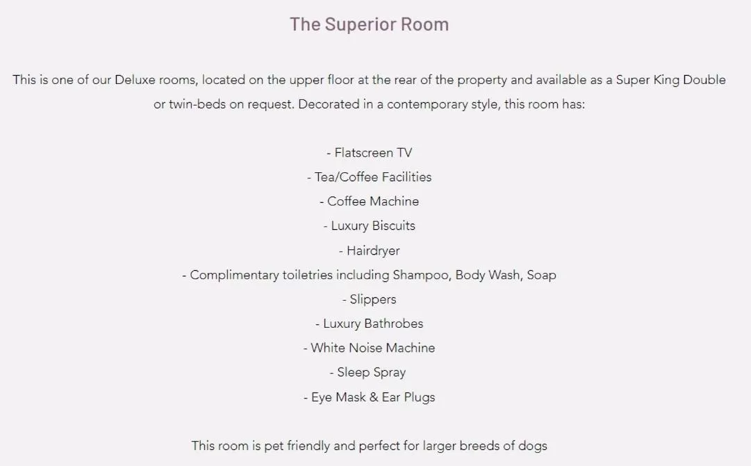 Bedroom in The Ashleigh - Dog Friendly