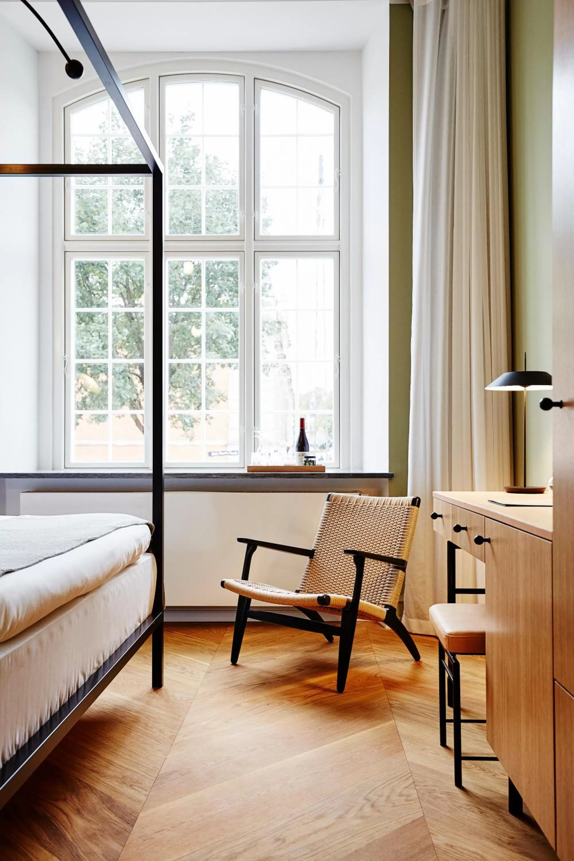Seating area, Bed in Nobis Hotel Copenhagen, a Member of Design Hotels