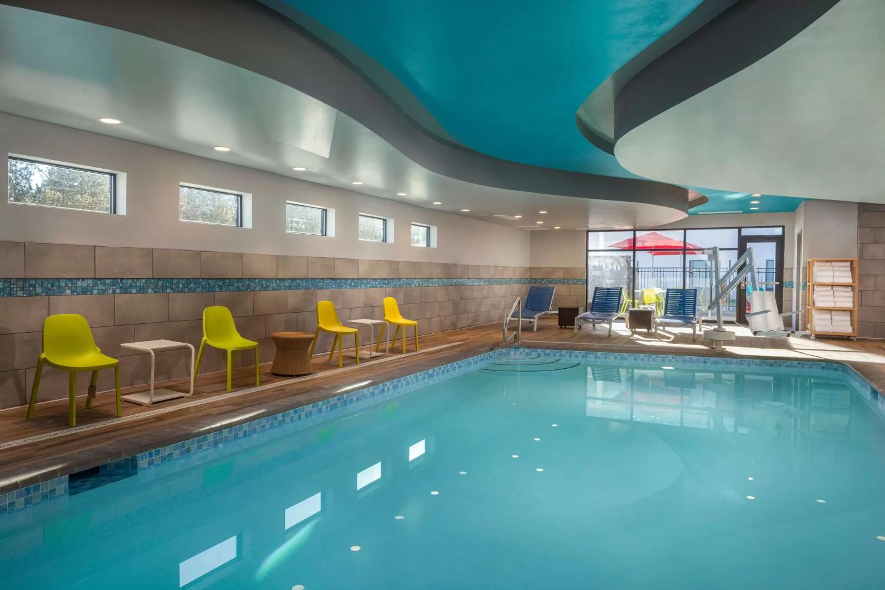 Pool view in Home2 Suites By Hilton Bend, Or